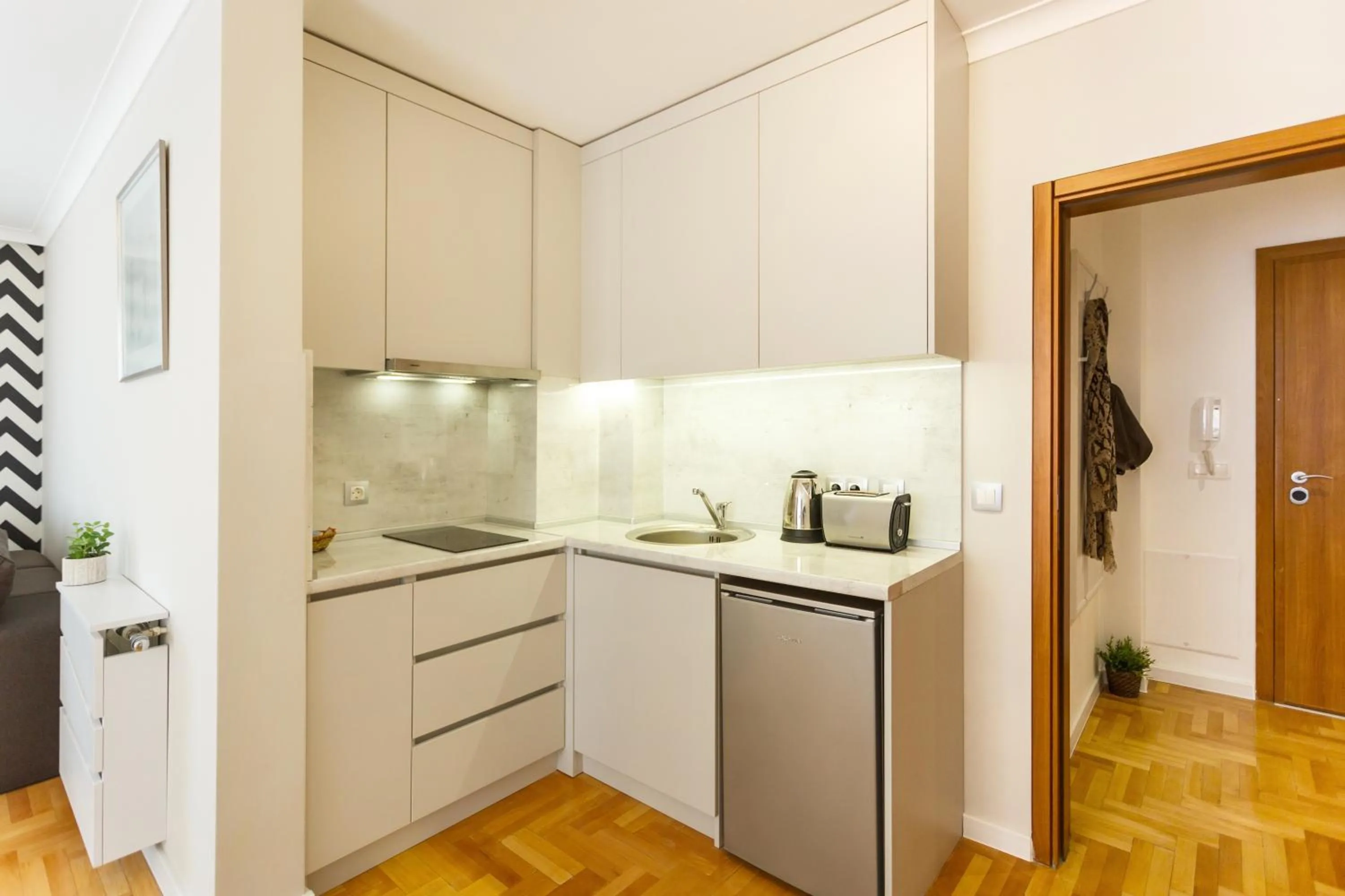 Kitchen or kitchenette in CityResidence Aparthotel