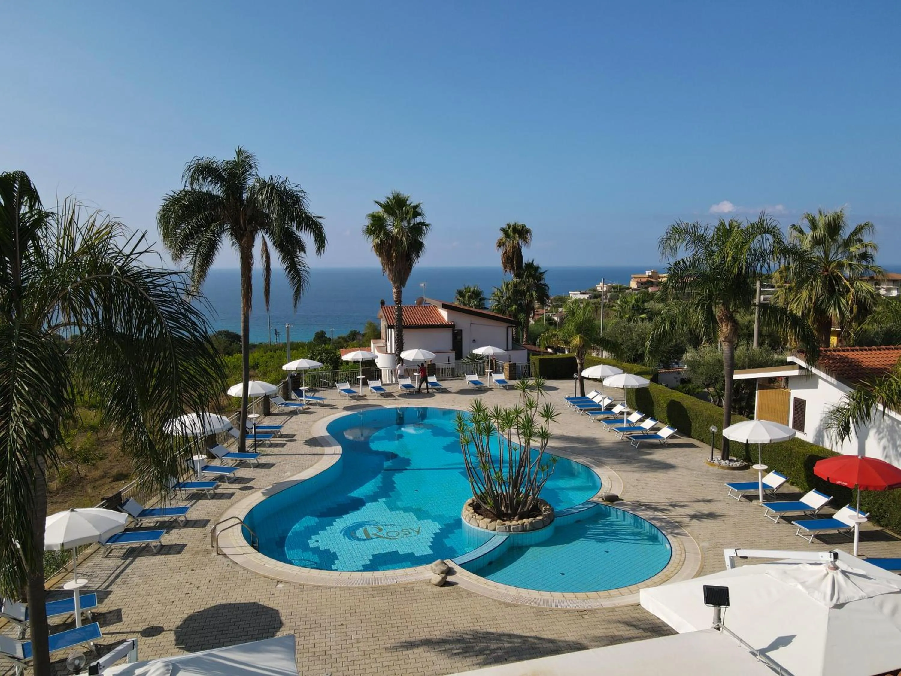 Pool view in Rosy Hotel Residence