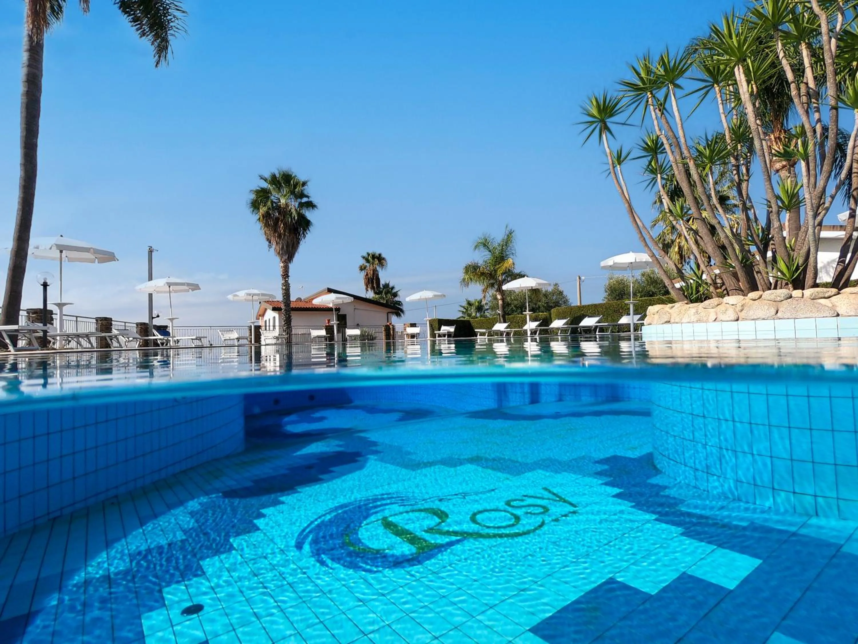 Pool view in Rosy Hotel Residence