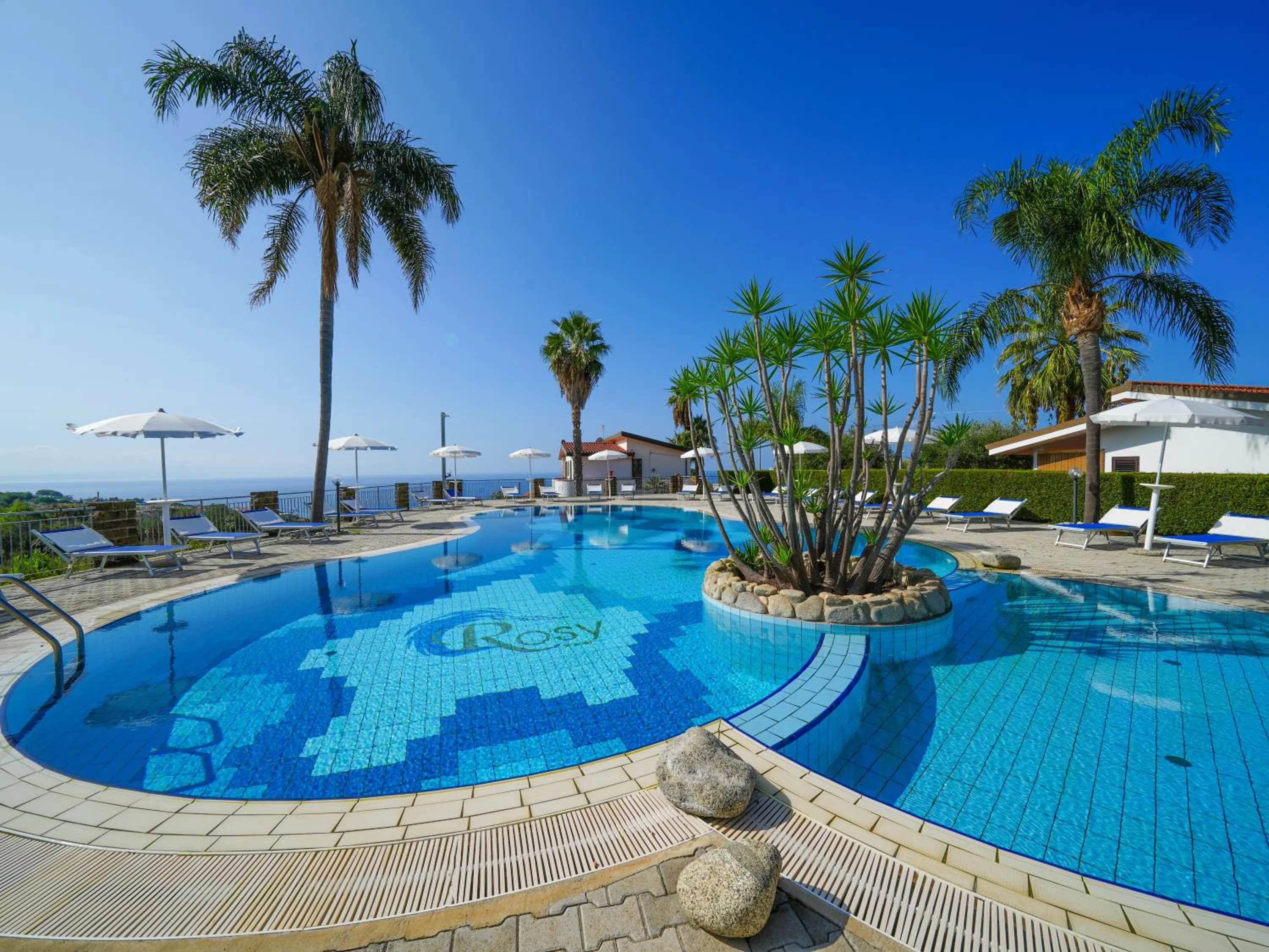 Pool view in Rosy Hotel Residence
