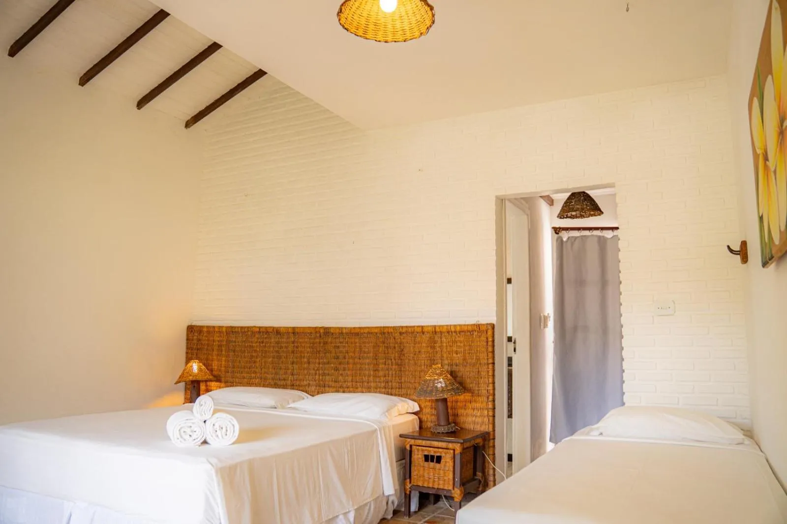 Bed in Hotel Espelho D'Água Arraial e Beach Club