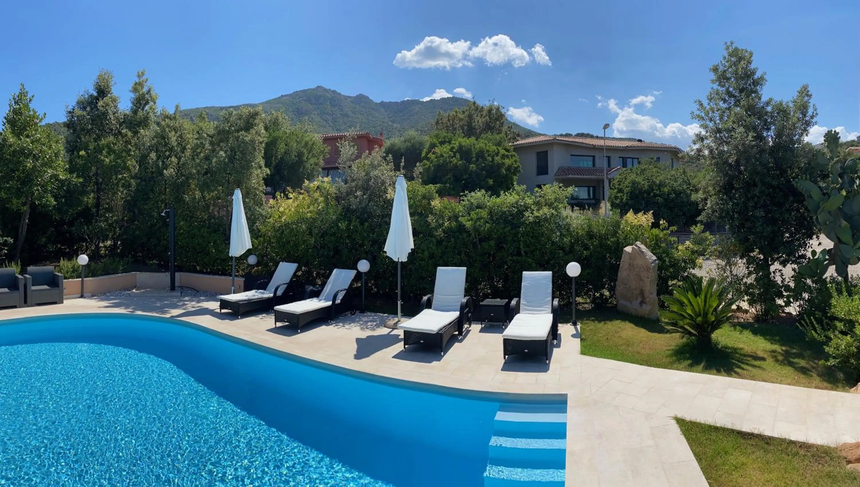 Pool view in Casa Mariluka