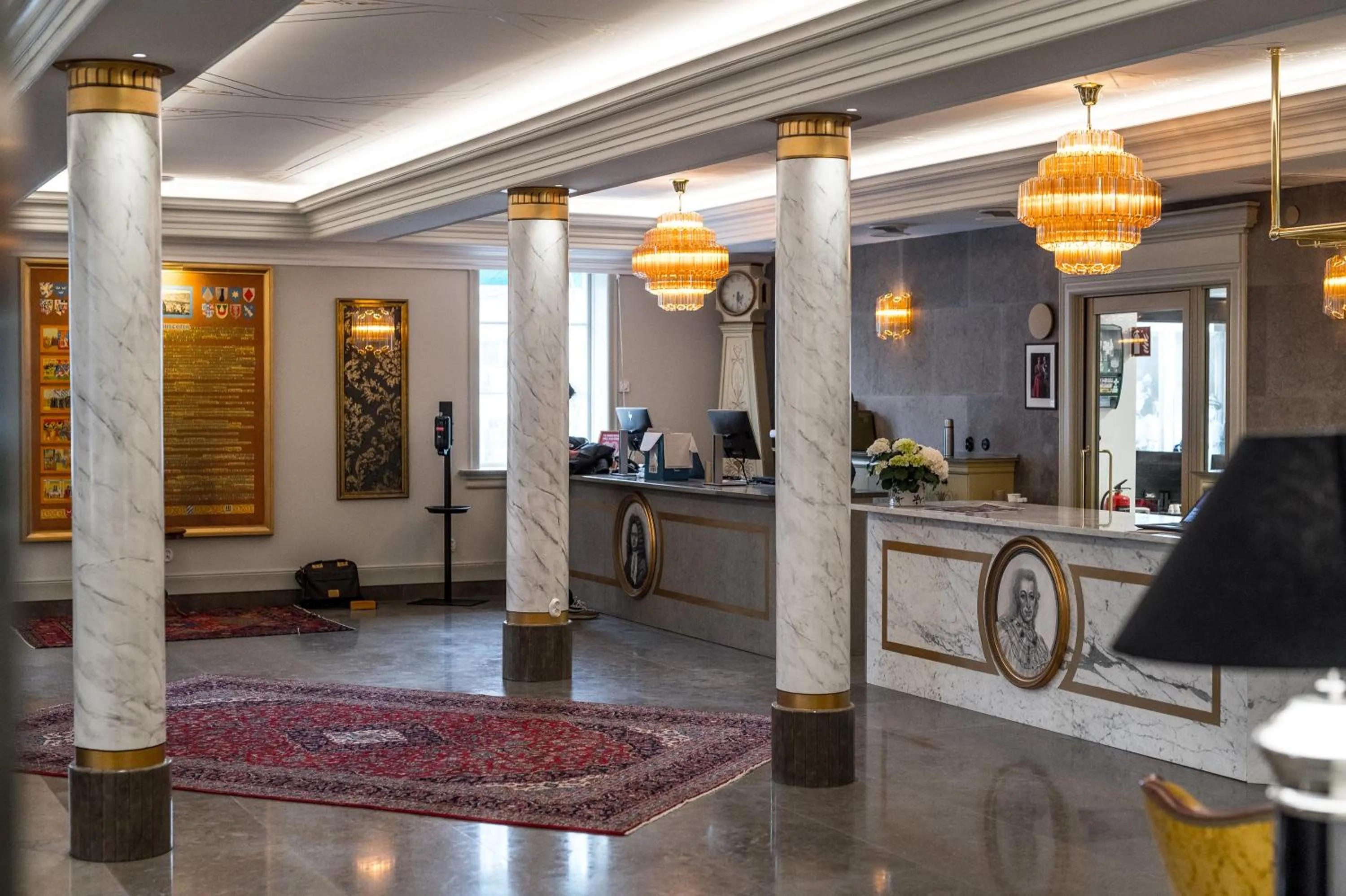 Lobby or reception in Söderköpings Brunn