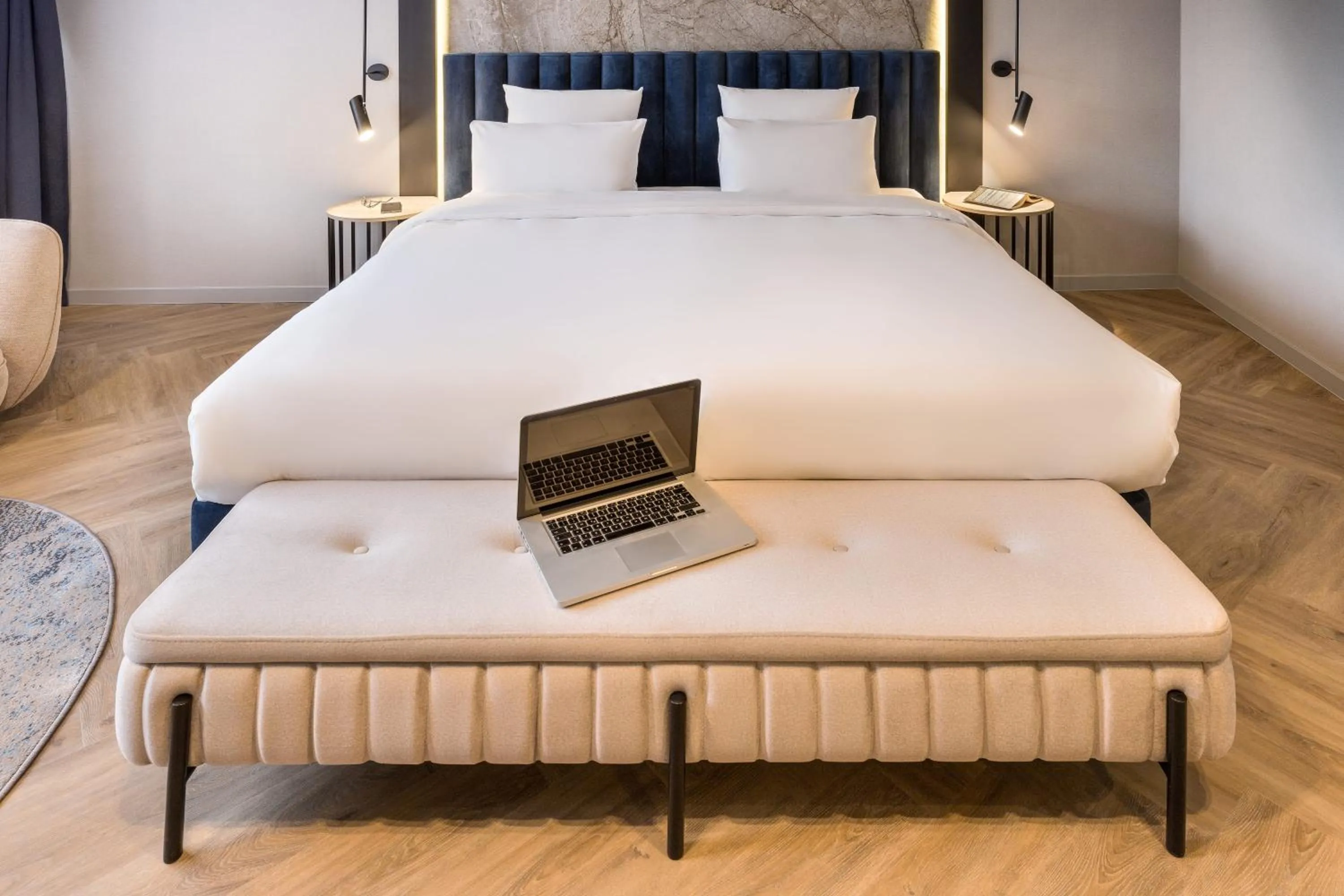 Bed in Mercure Sofia City