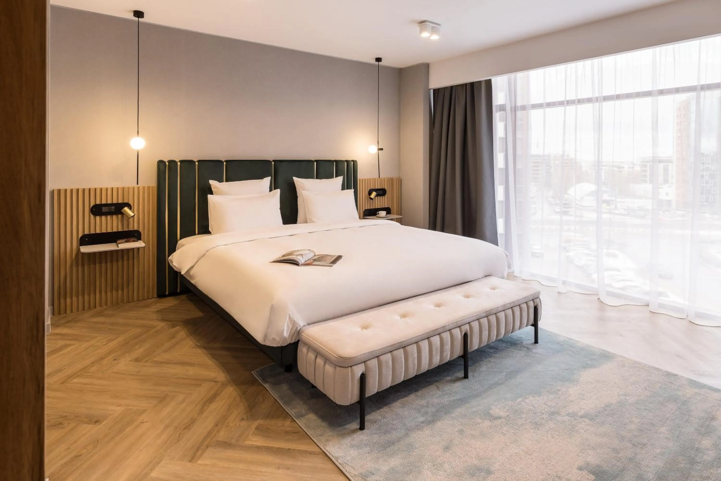 Bed in Mercure Sofia City