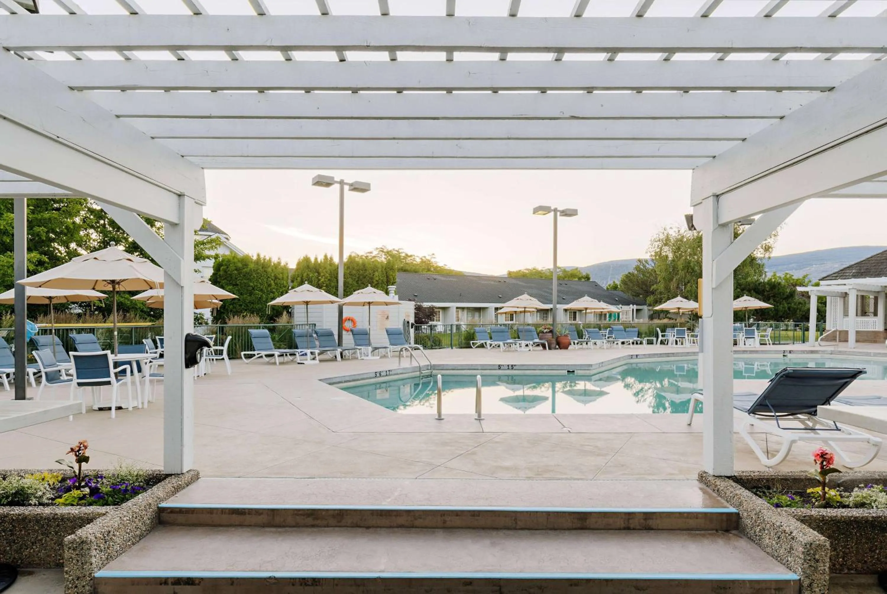 Pool view in Balcomo, a Ramada by Wyndham