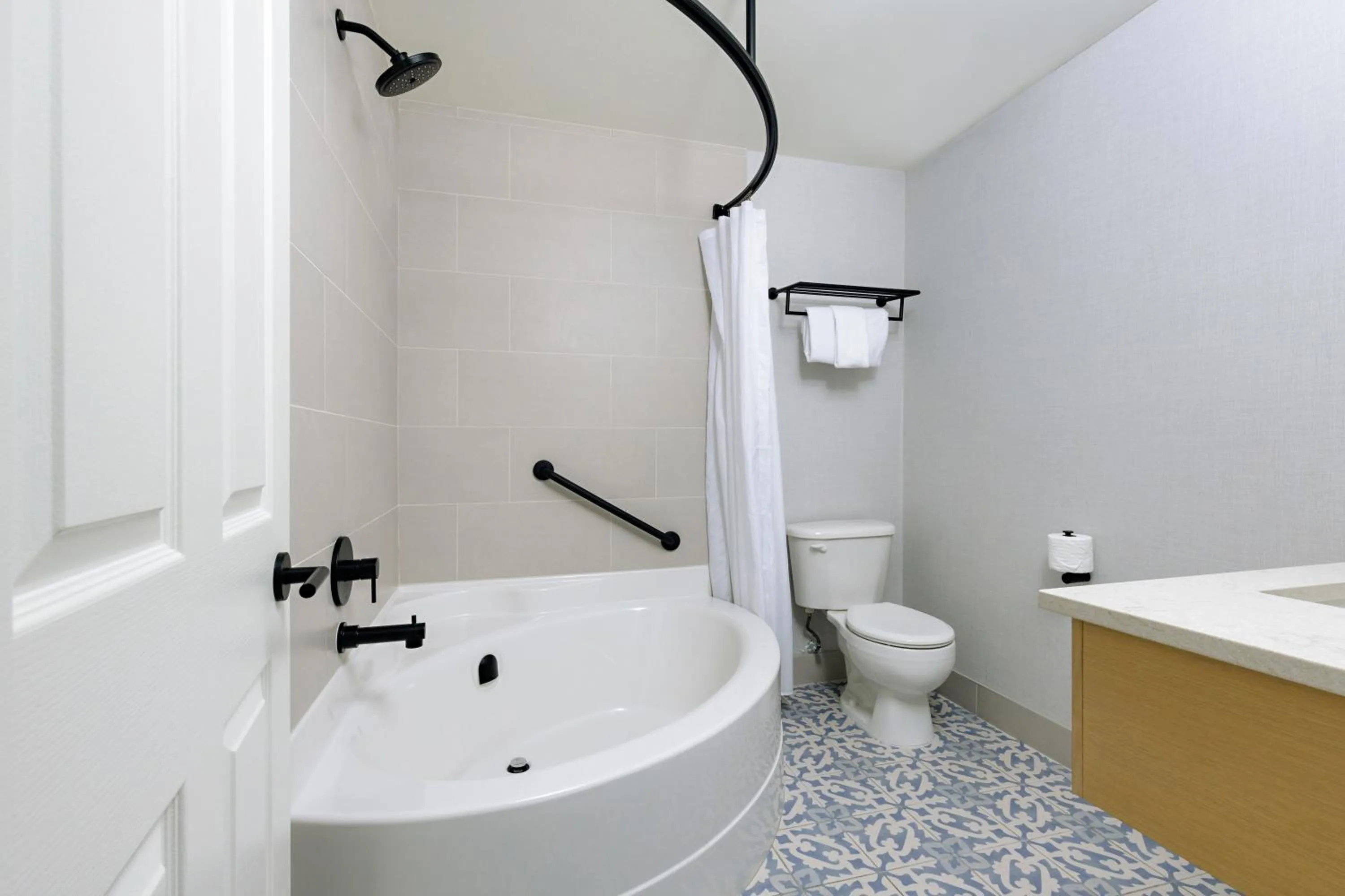 Shower in Balcomo, a Ramada by Wyndham