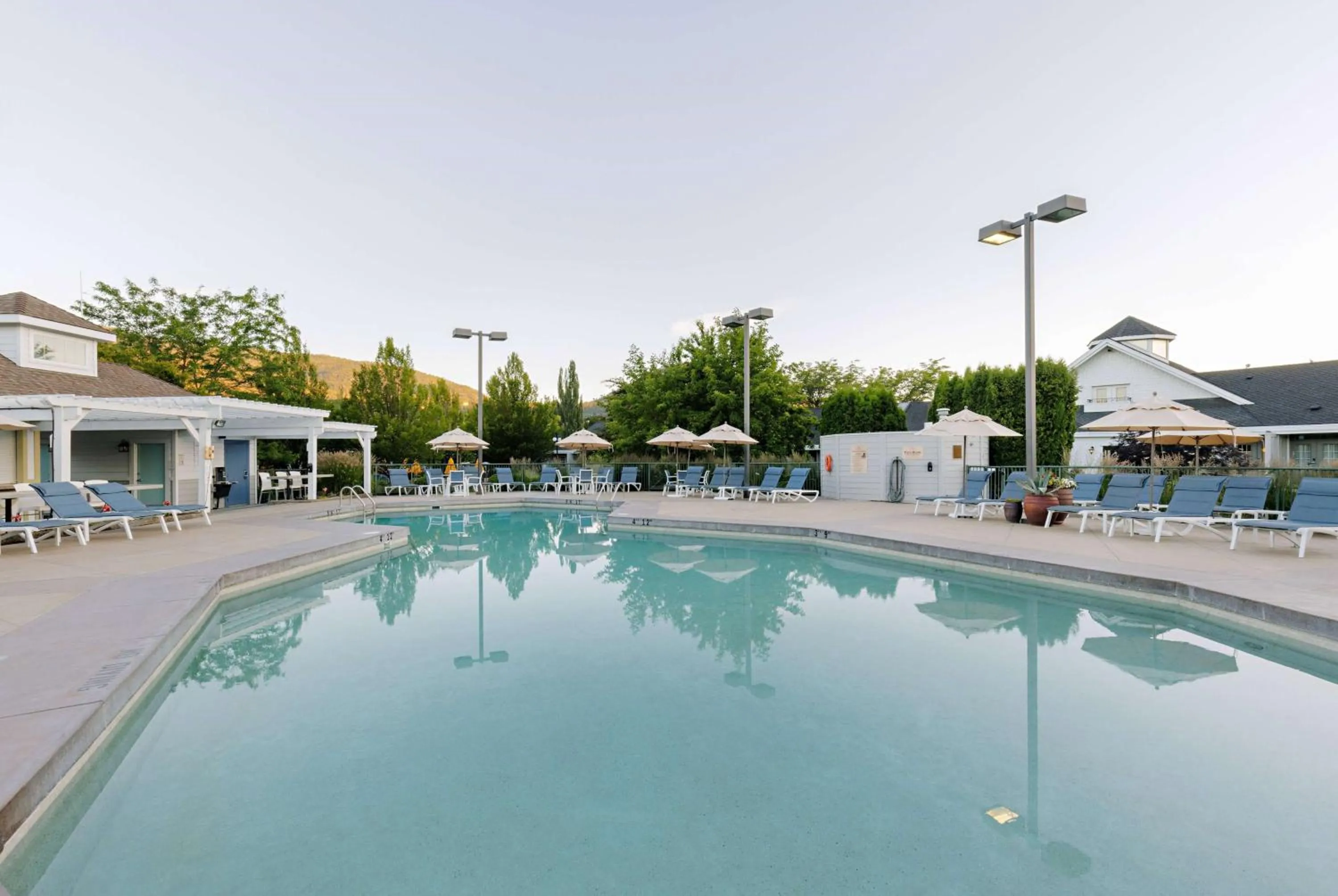 Pool view in Balcomo, a Ramada by Wyndham