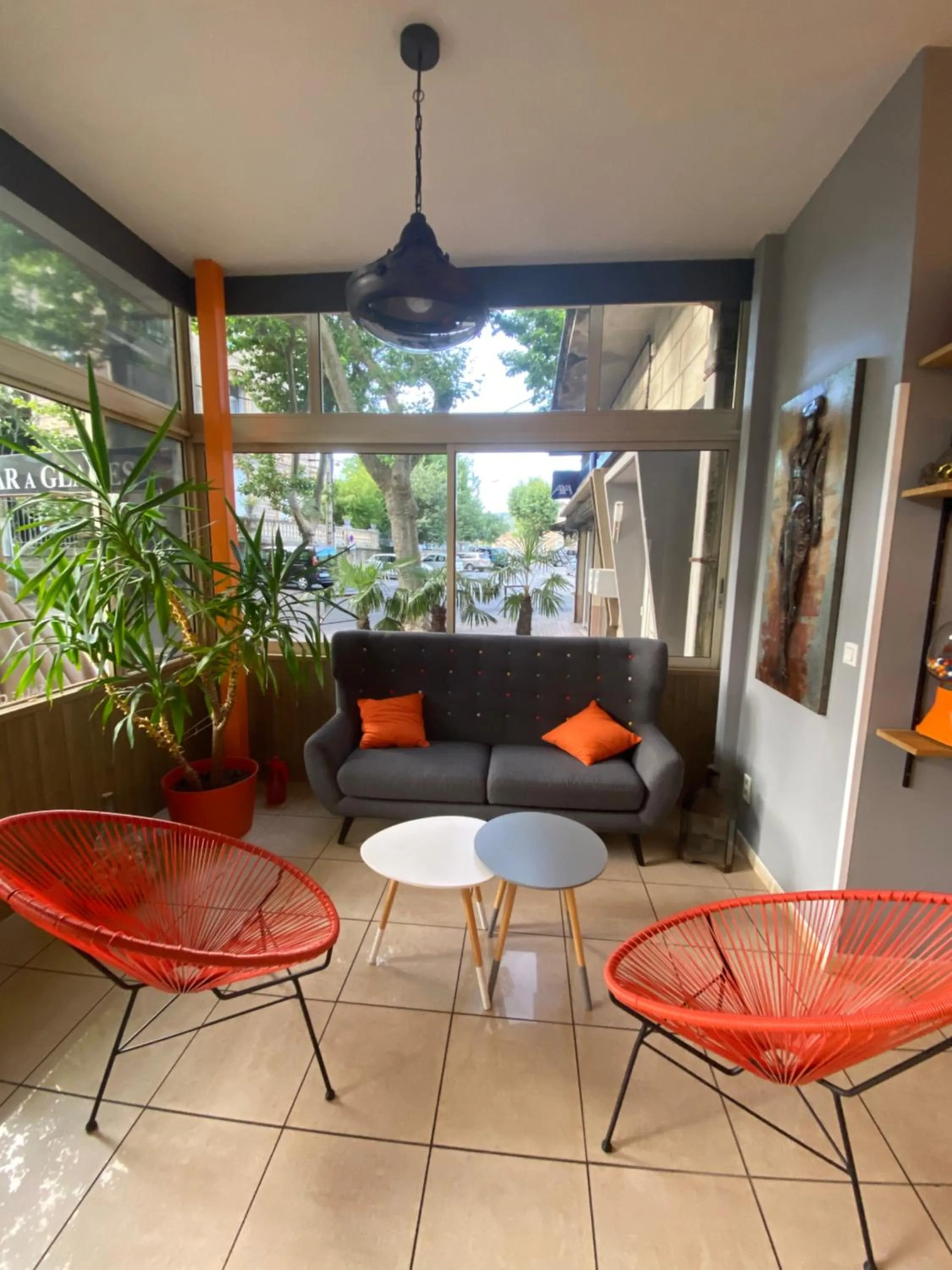 Living room in REV HÔTEL