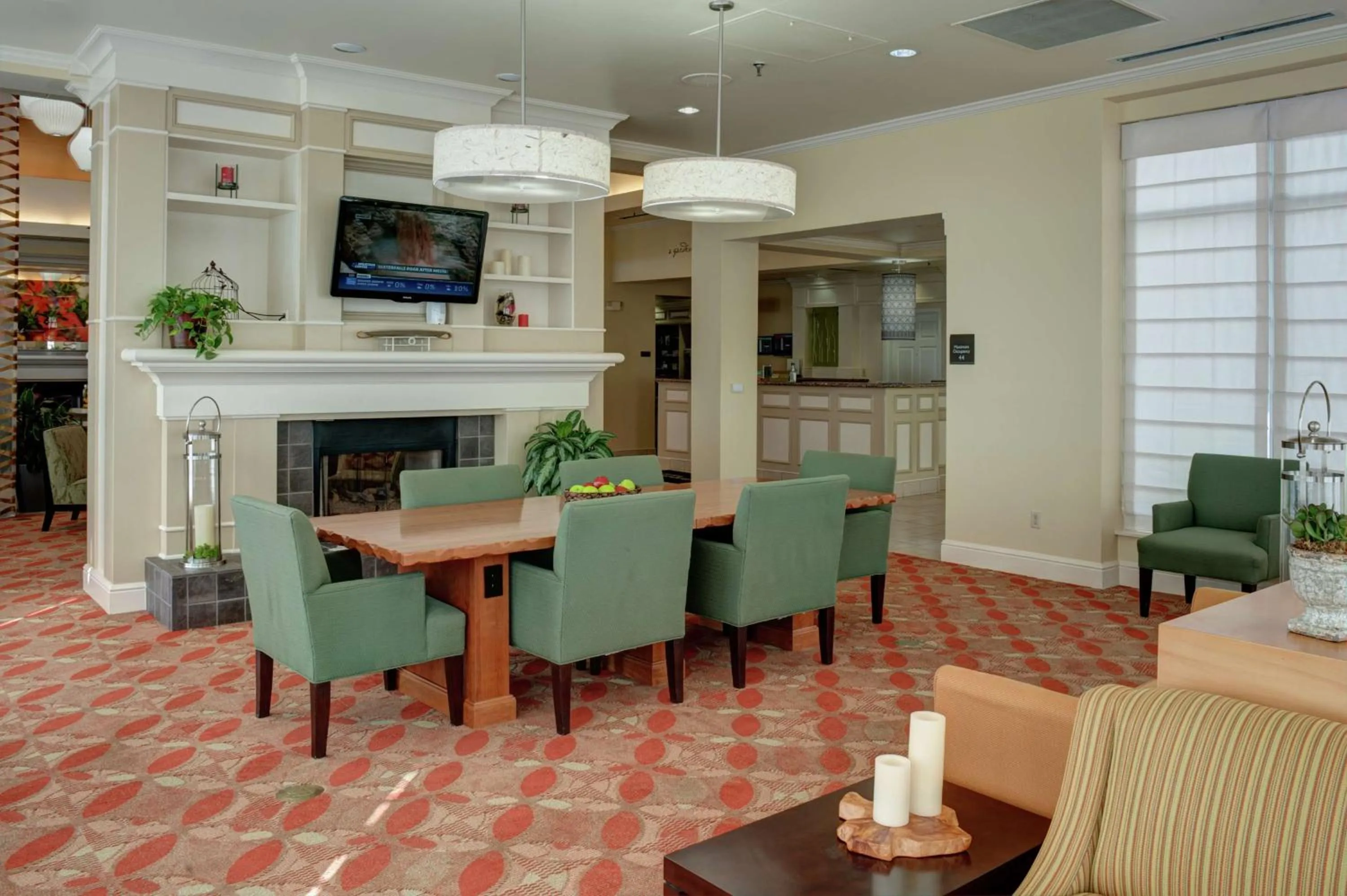 Lobby or reception in Hilton Garden Inn Tulsa Airport