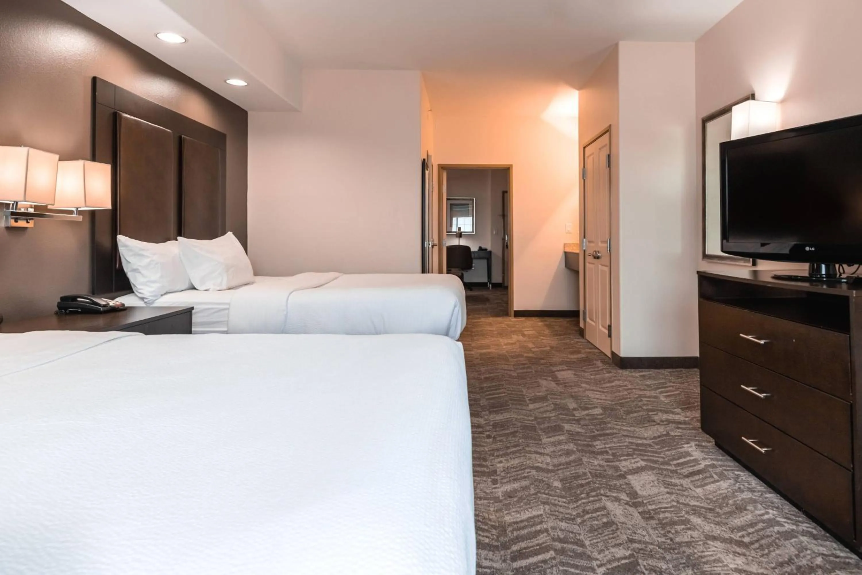 Bedroom, Bed in SpringHill Suites by Marriott Waco Woodway