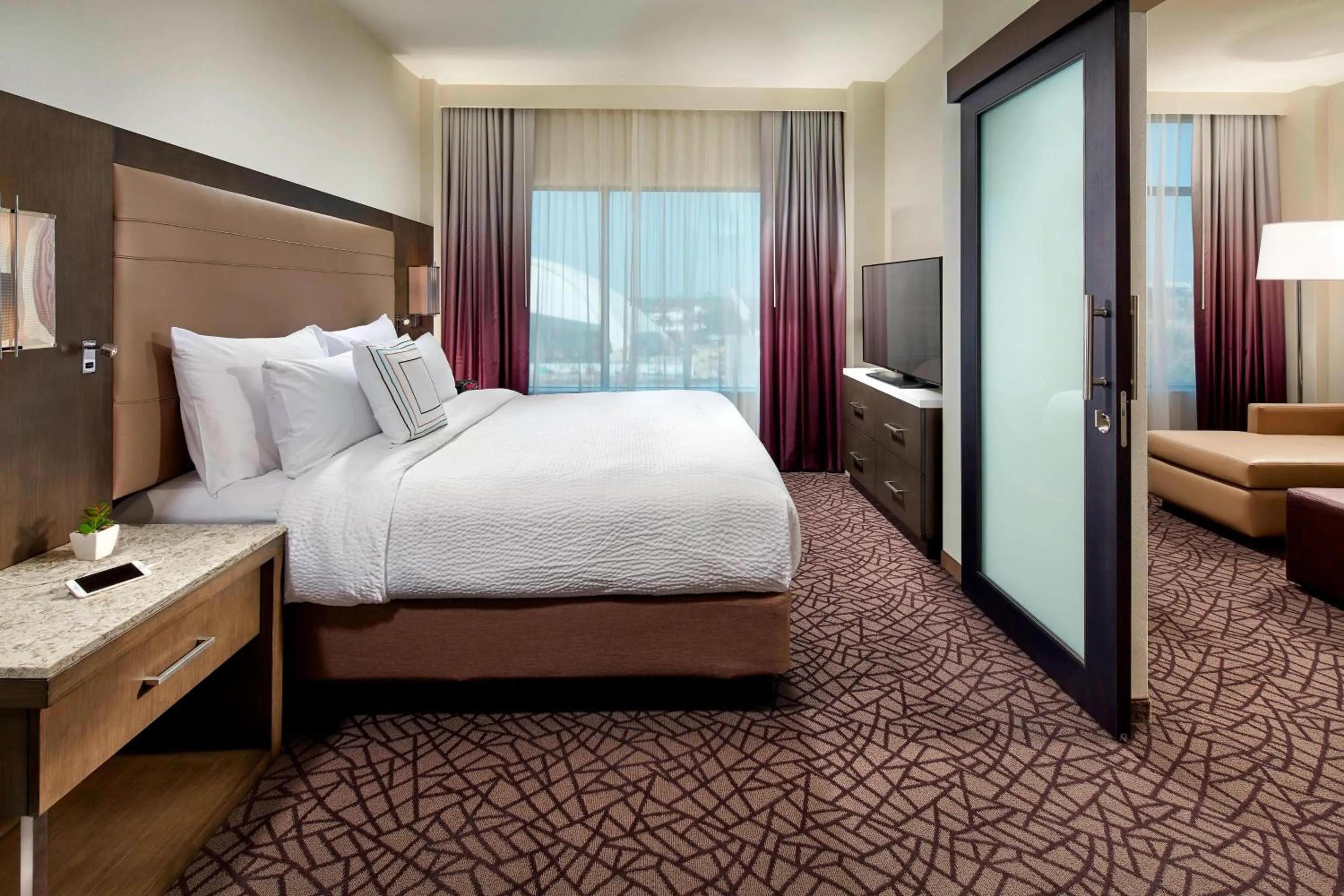 Bedroom, Bed in Residence Inn by Marriott at Anaheim Resort/Convention Center