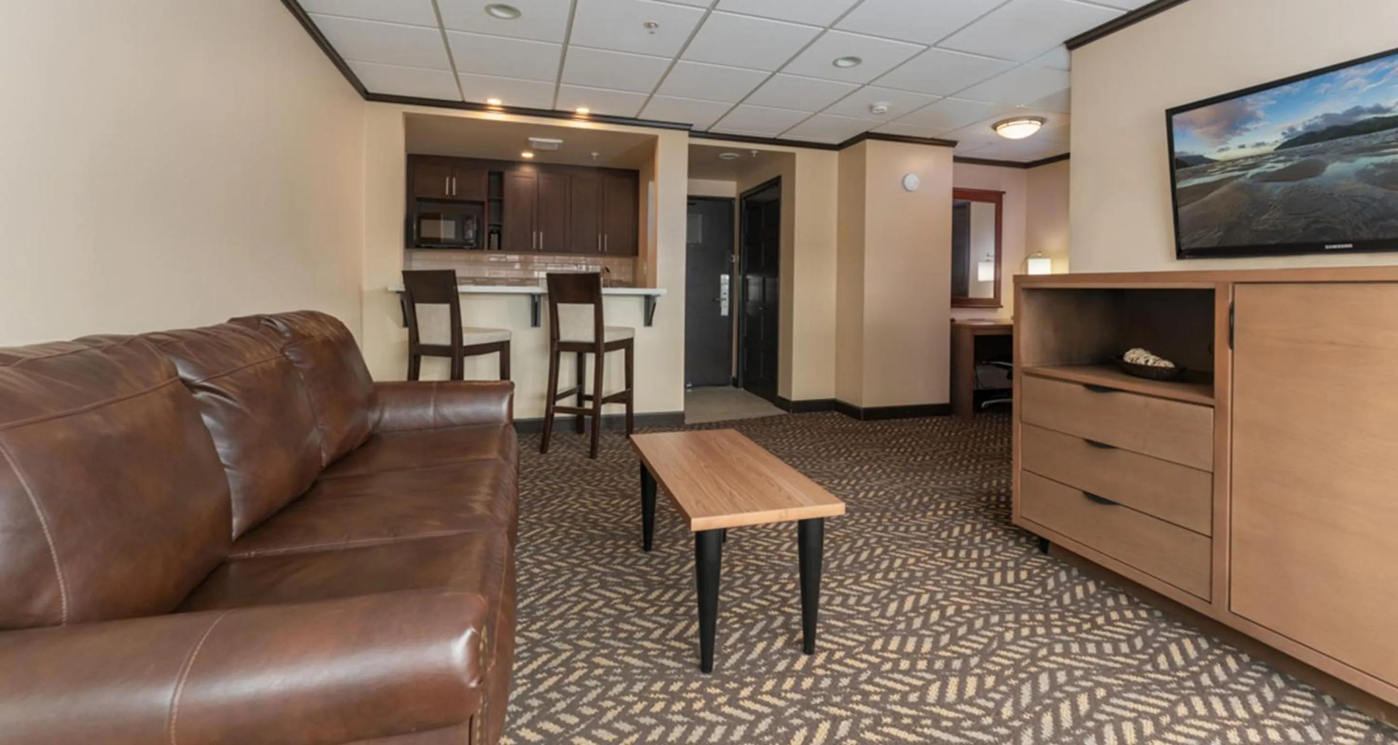 Seating area in Prestige Oceanview Hotel Prince Rupert