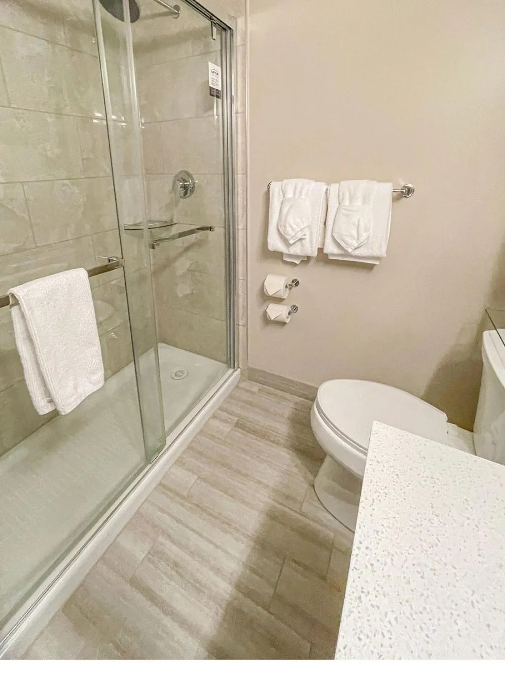 Shower in Prestige Oceanview Hotel Prince Rupert