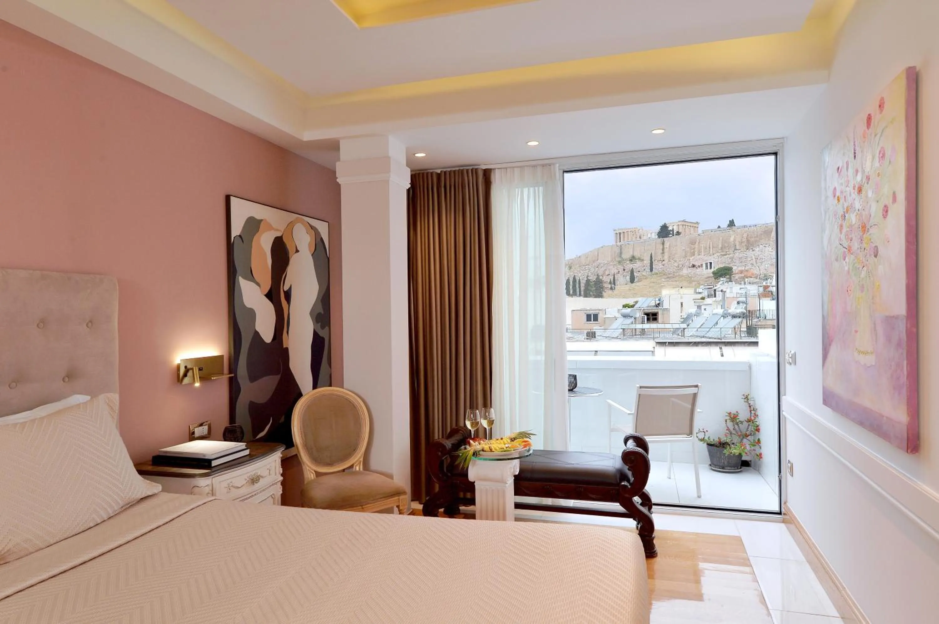 Photo of the whole room, Bed in Acropolian Spirit Boutique Hotel