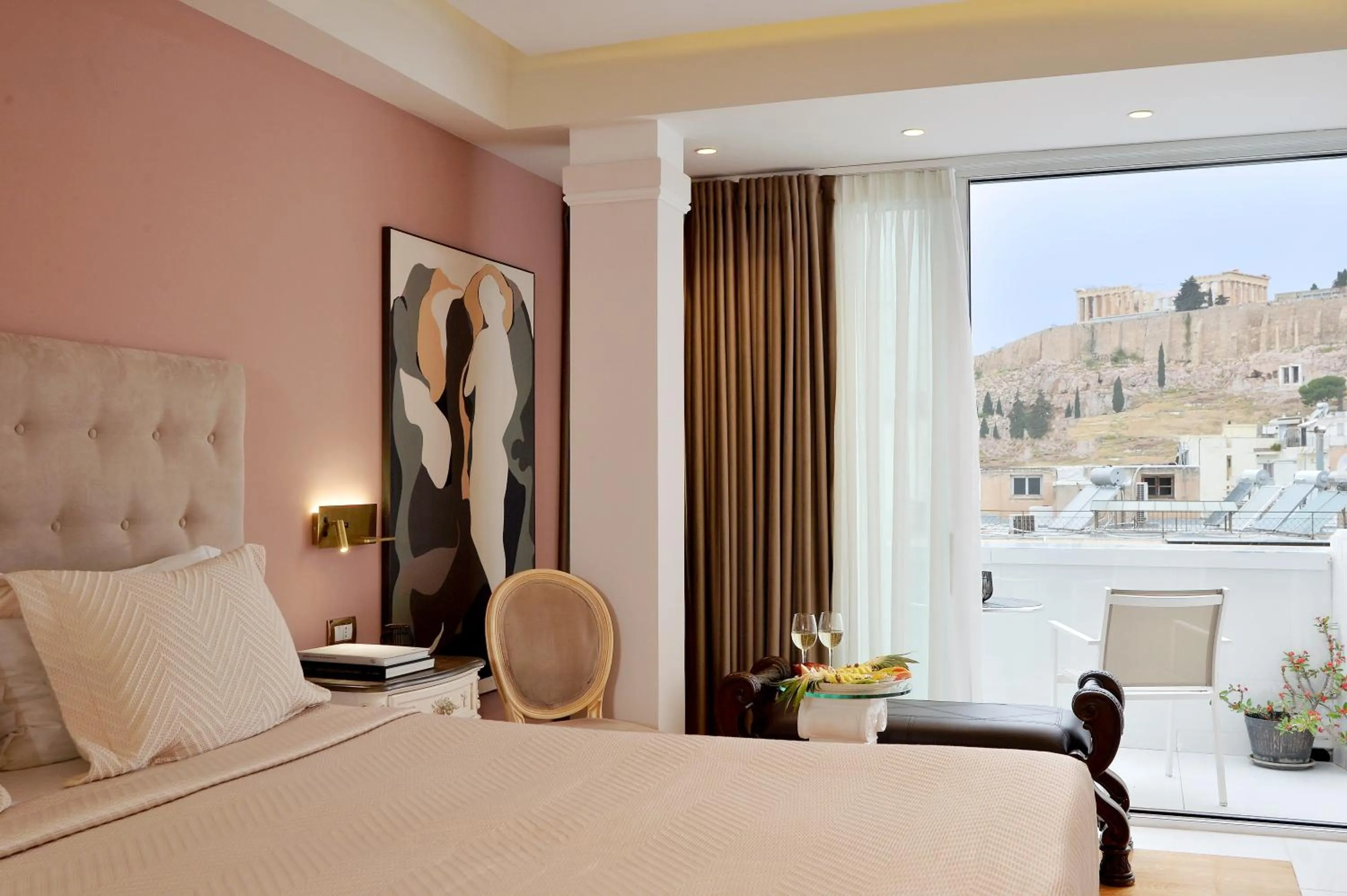 Photo of the whole room, Bed in Acropolian Spirit Boutique Hotel