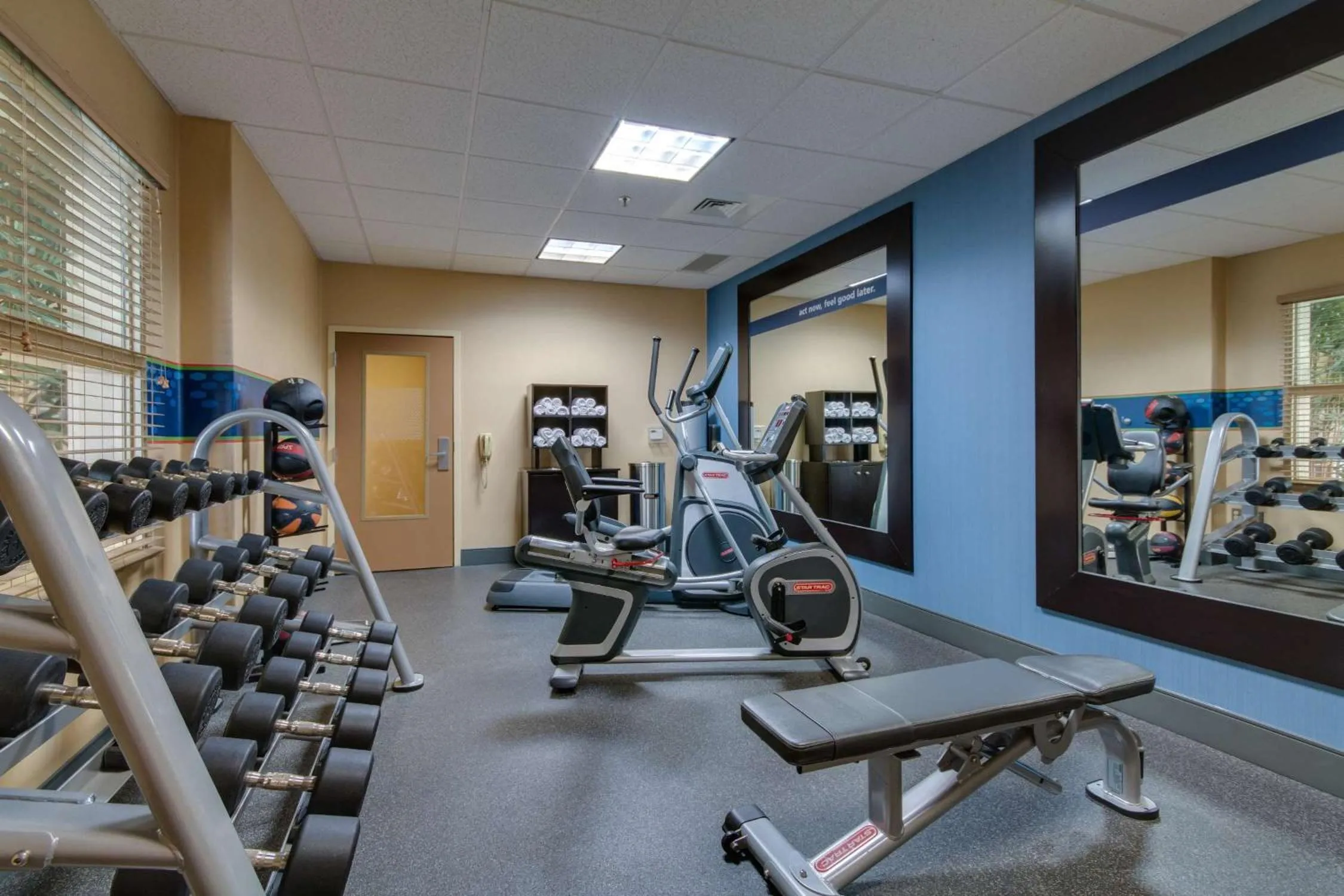 Fitness centre/facilities in Hampton Inn & Suites Las Cruces I-25
