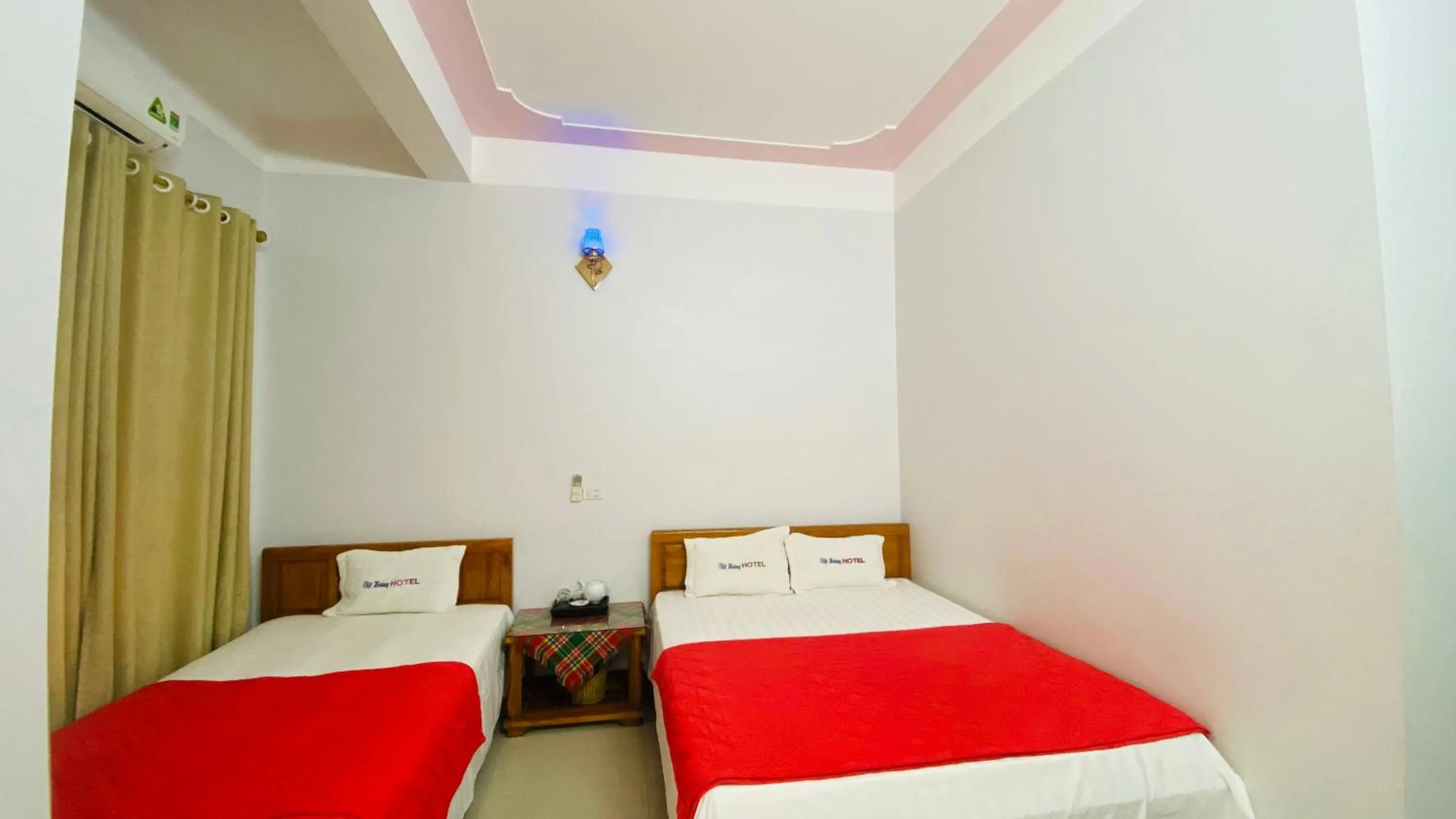 Bed in Viet Hoang Hotel Bao Lac