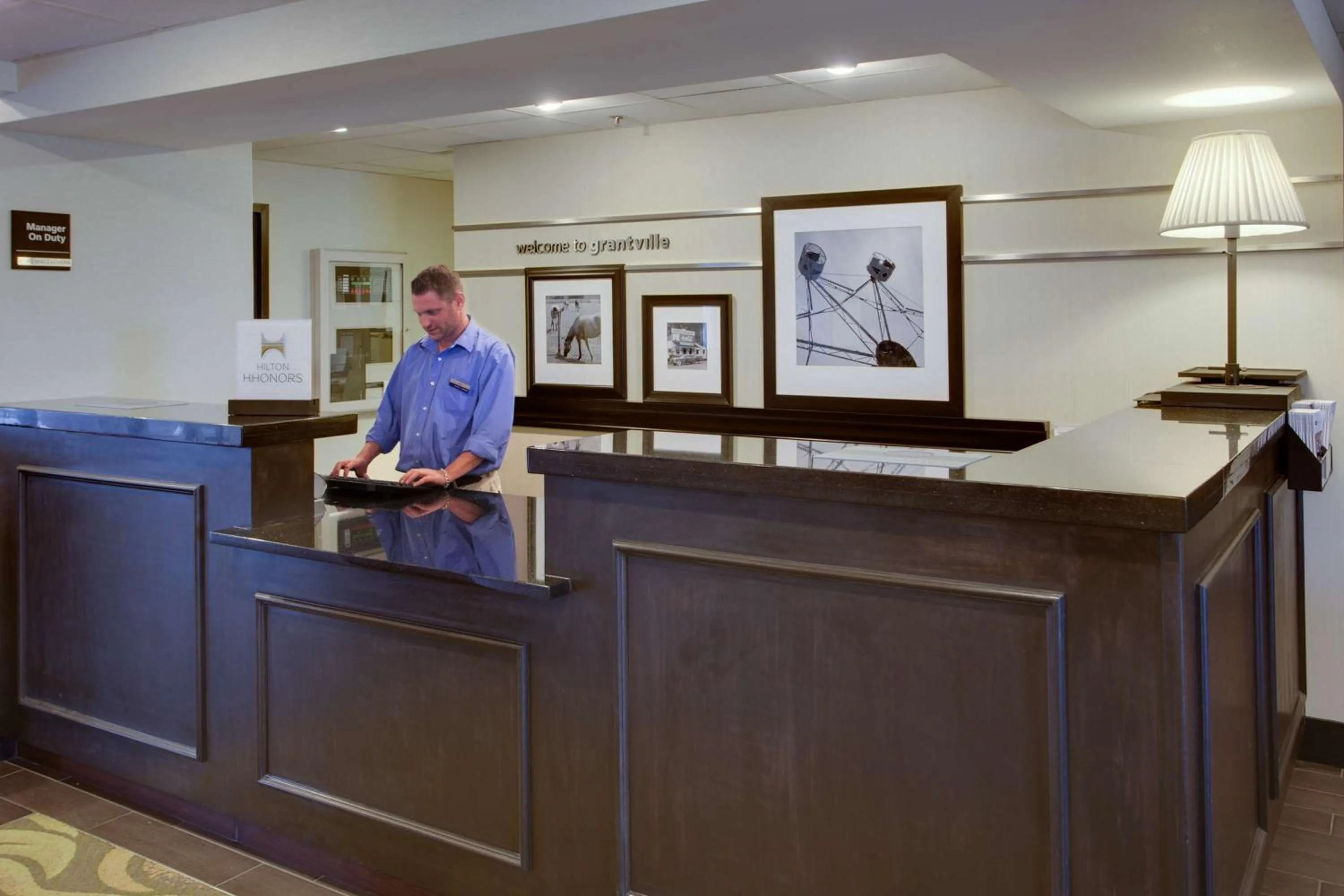 Lobby or reception in Hampton Inn Harrisburg/Grantville/Hershey