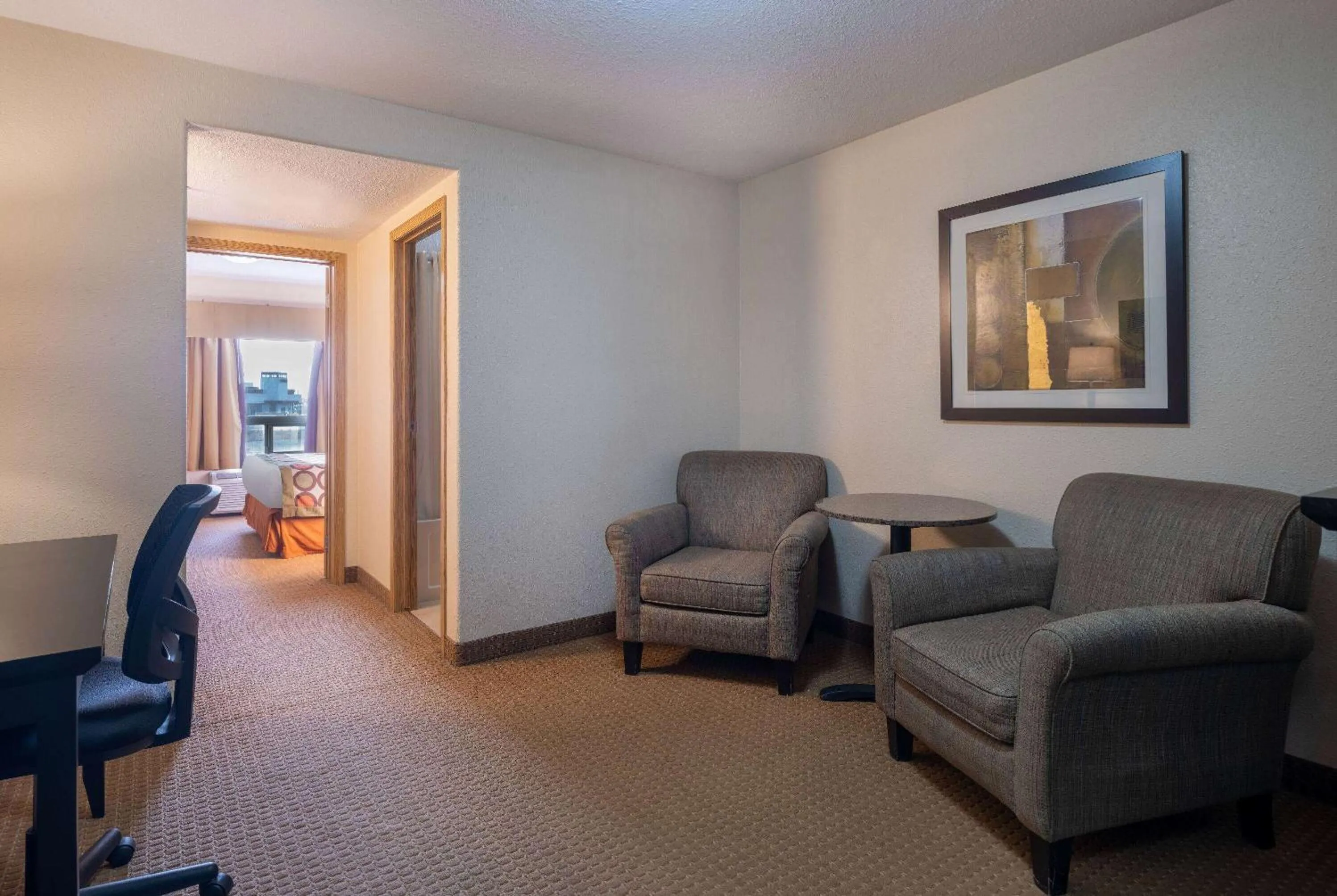 Bed in Super 8 by Wyndham Edmonton International Airport