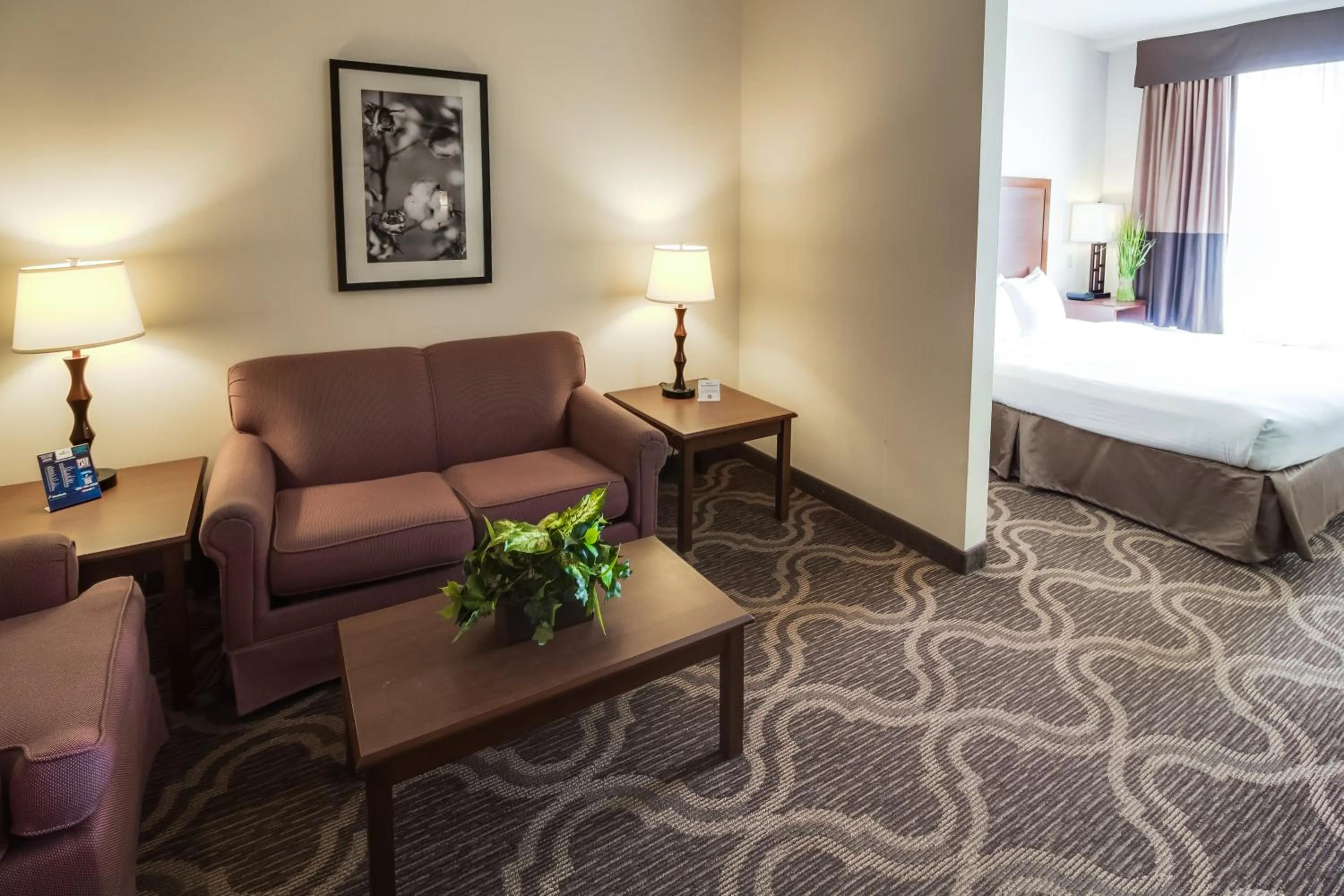 Seating area in Ashmore Inn and Suites Lubbock