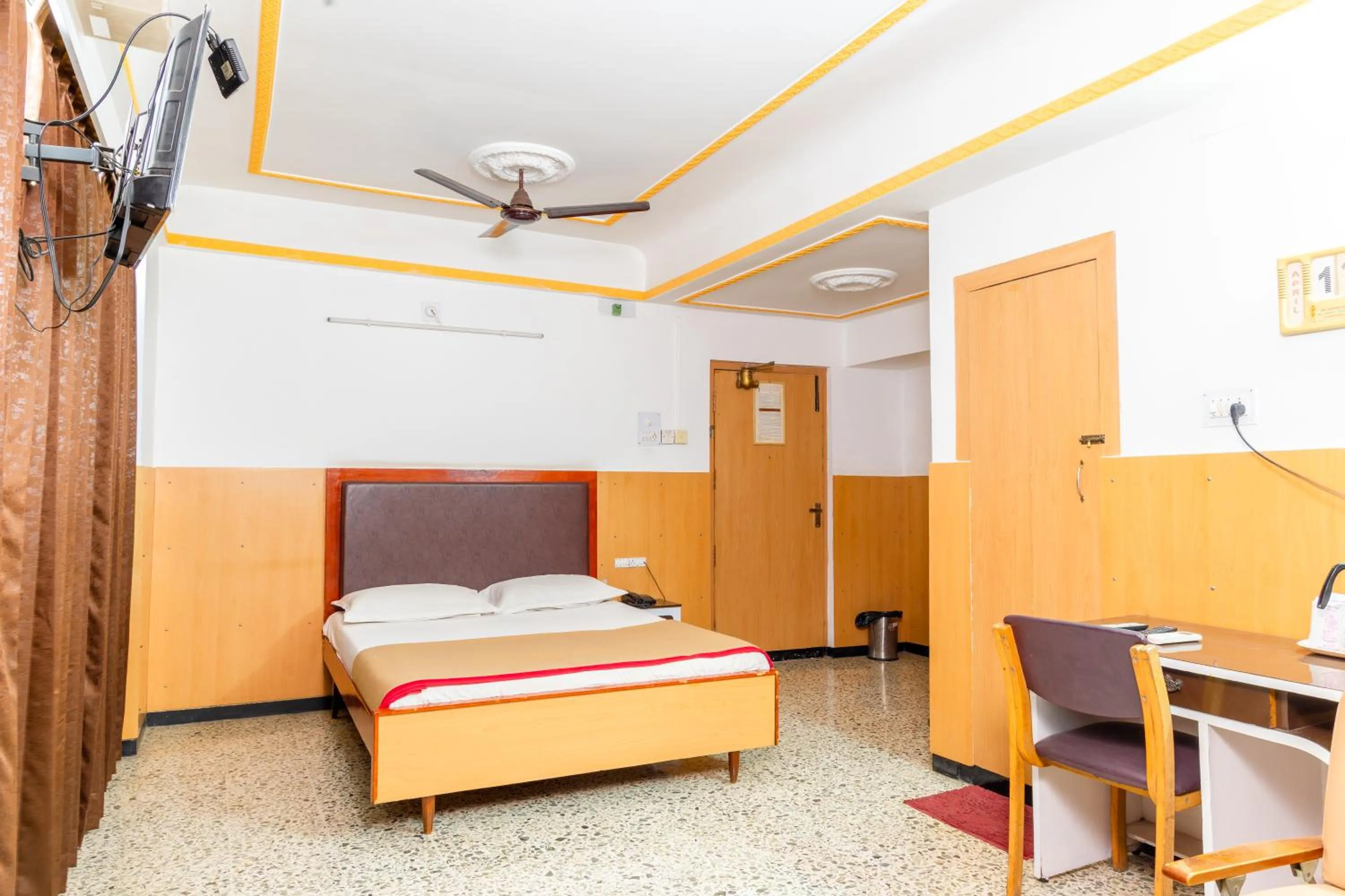 Bedroom, Bed in Hotel Srilakshmi