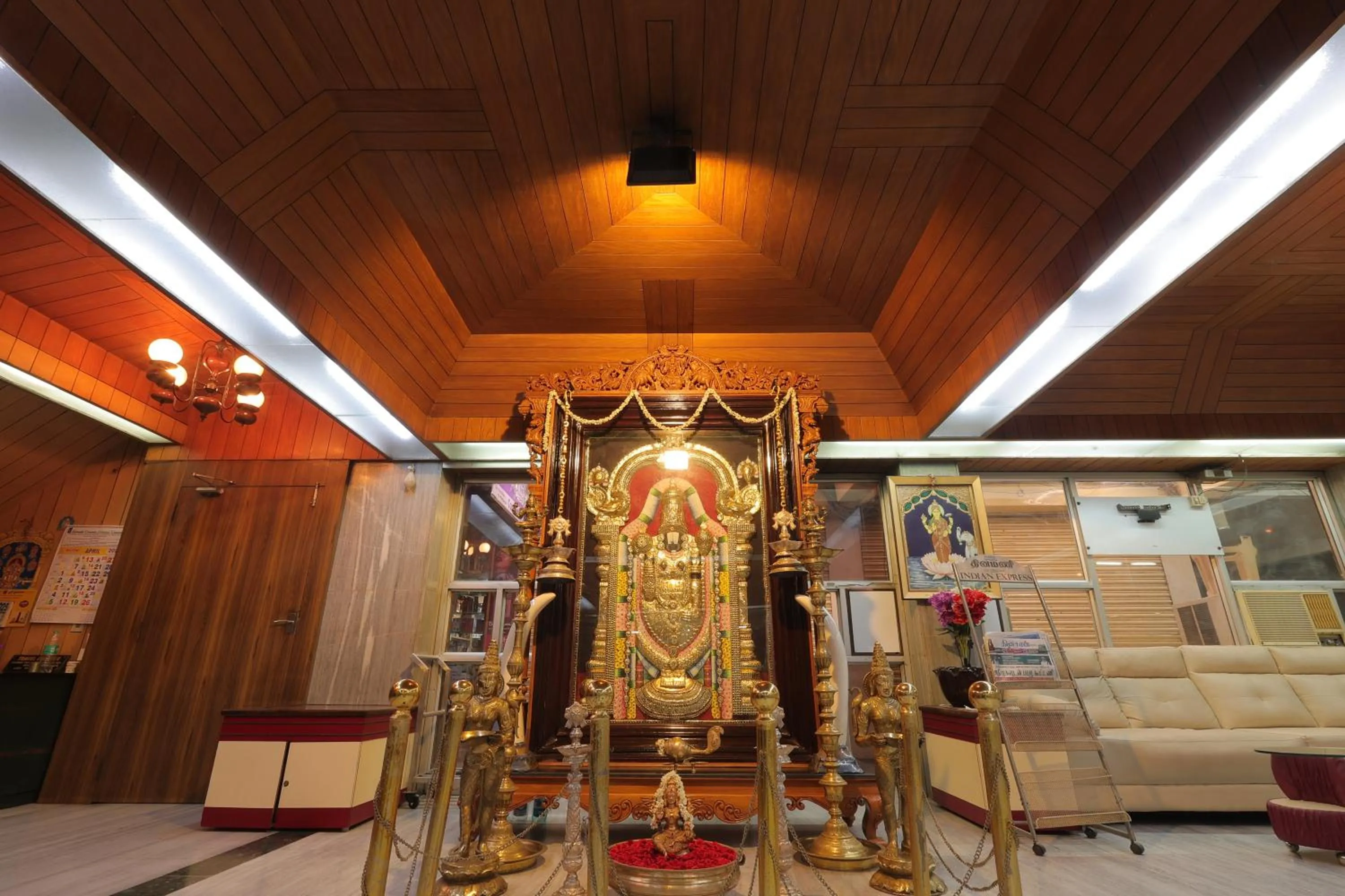 Lobby or reception in Hotel Srilakshmi