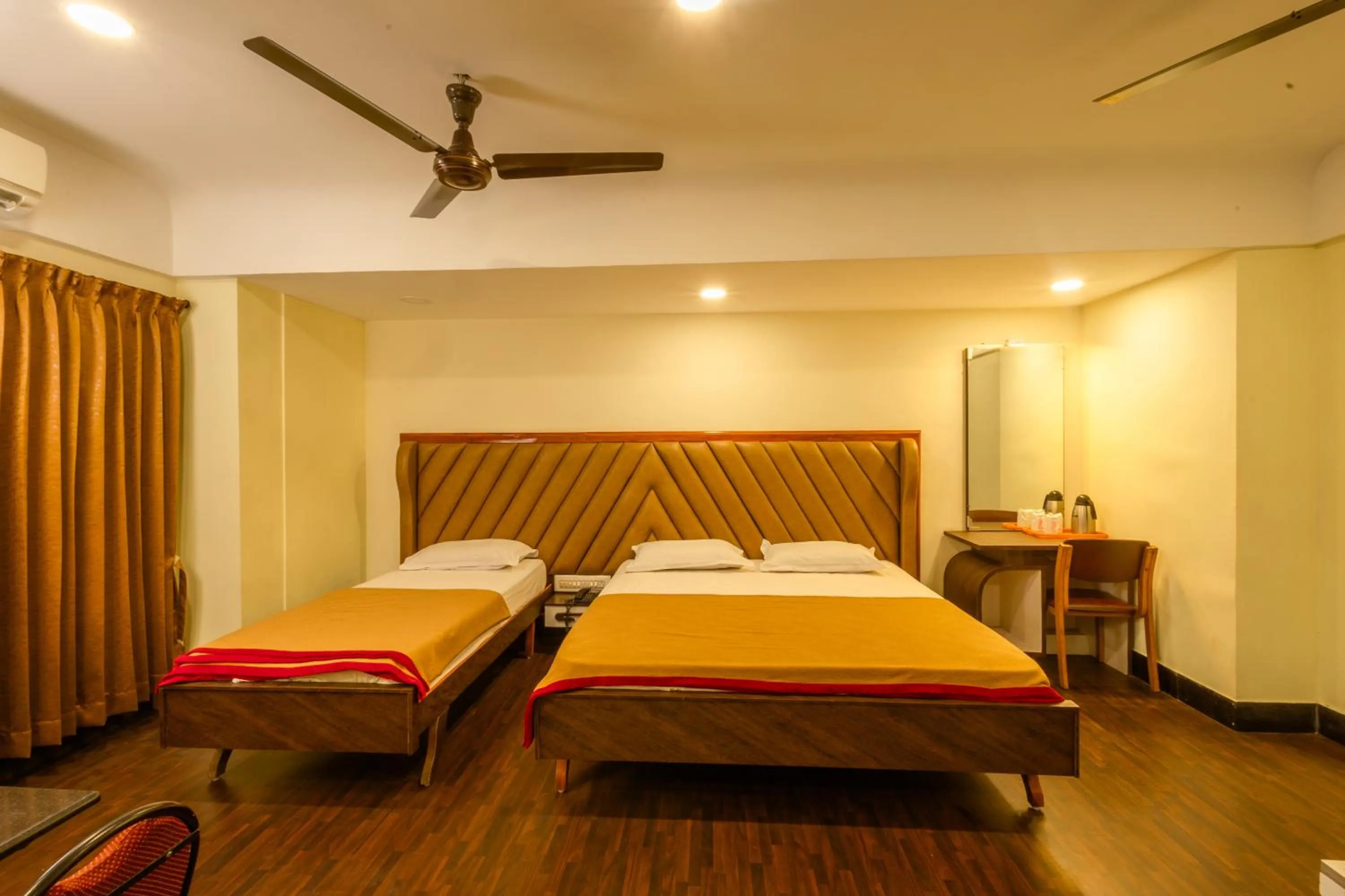 Bedroom, Bed in Hotel Srilakshmi