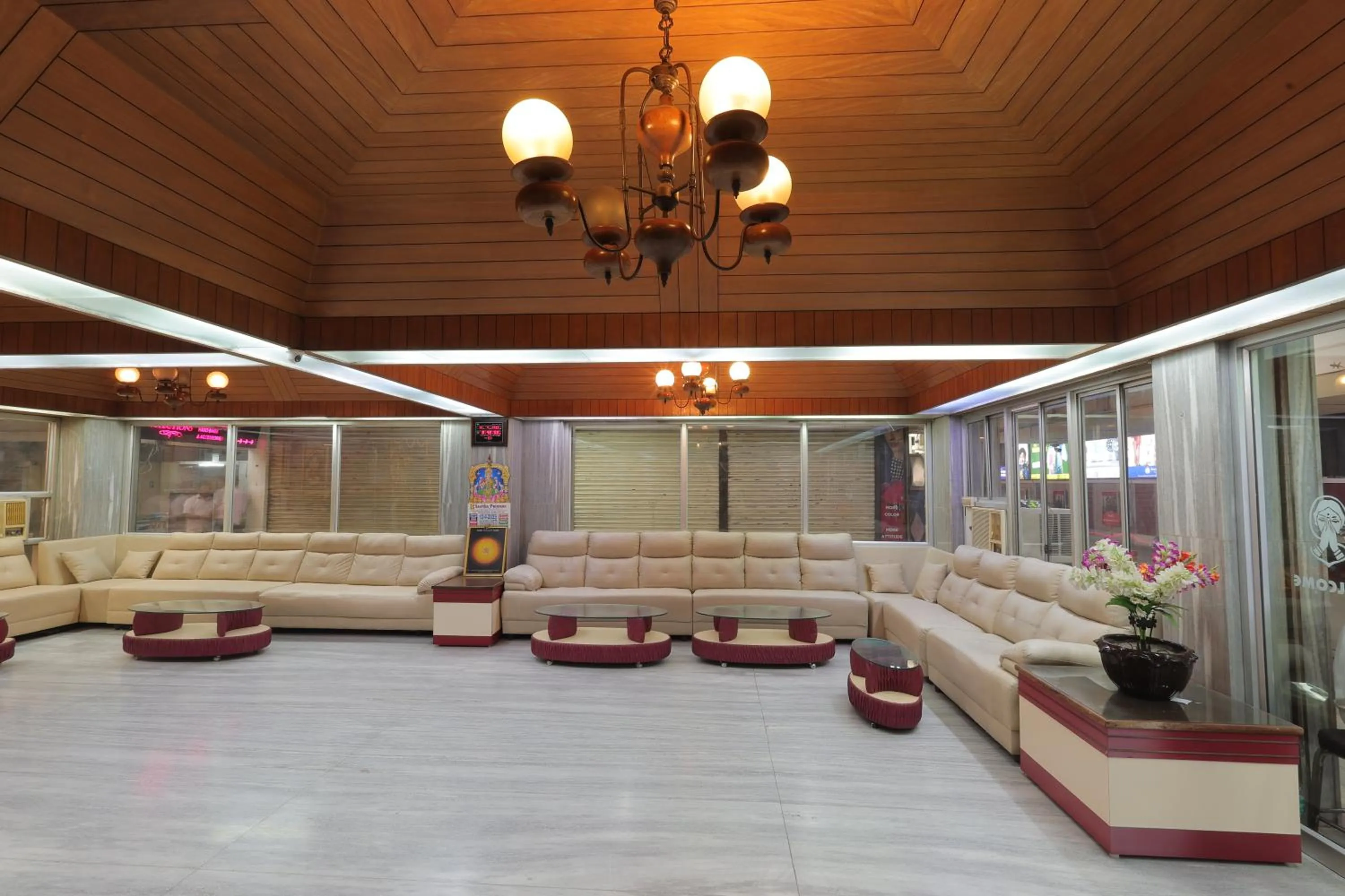 Lobby or reception in Hotel Srilakshmi