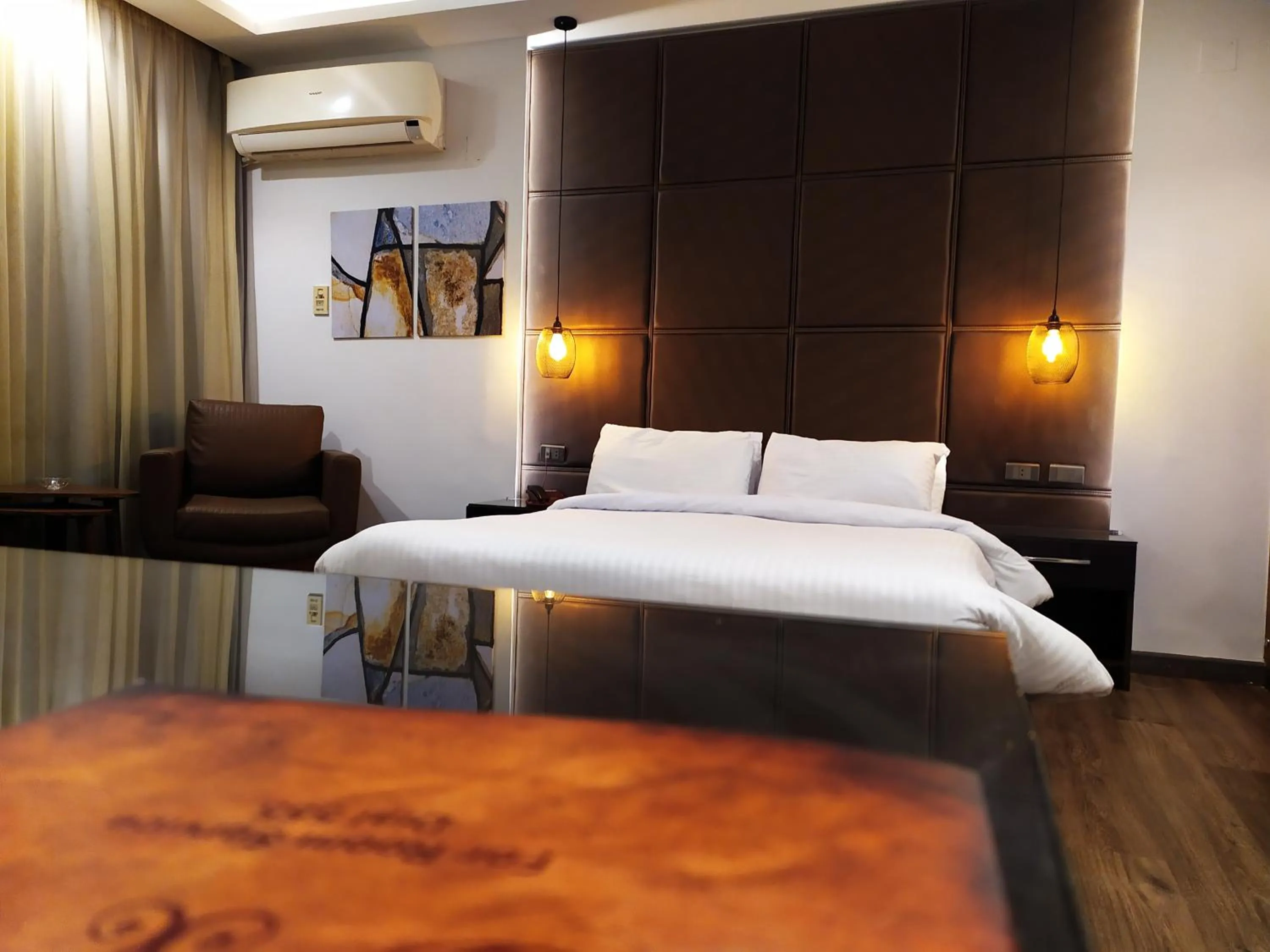 Bed in Pearl Hotel, Maadi