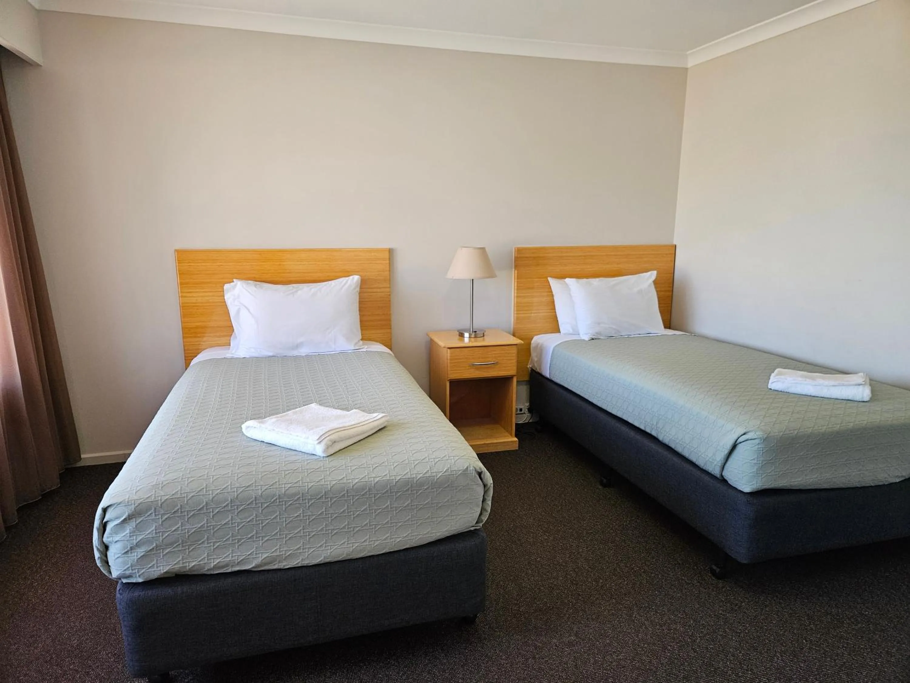 Bed in Dog Rock Motel