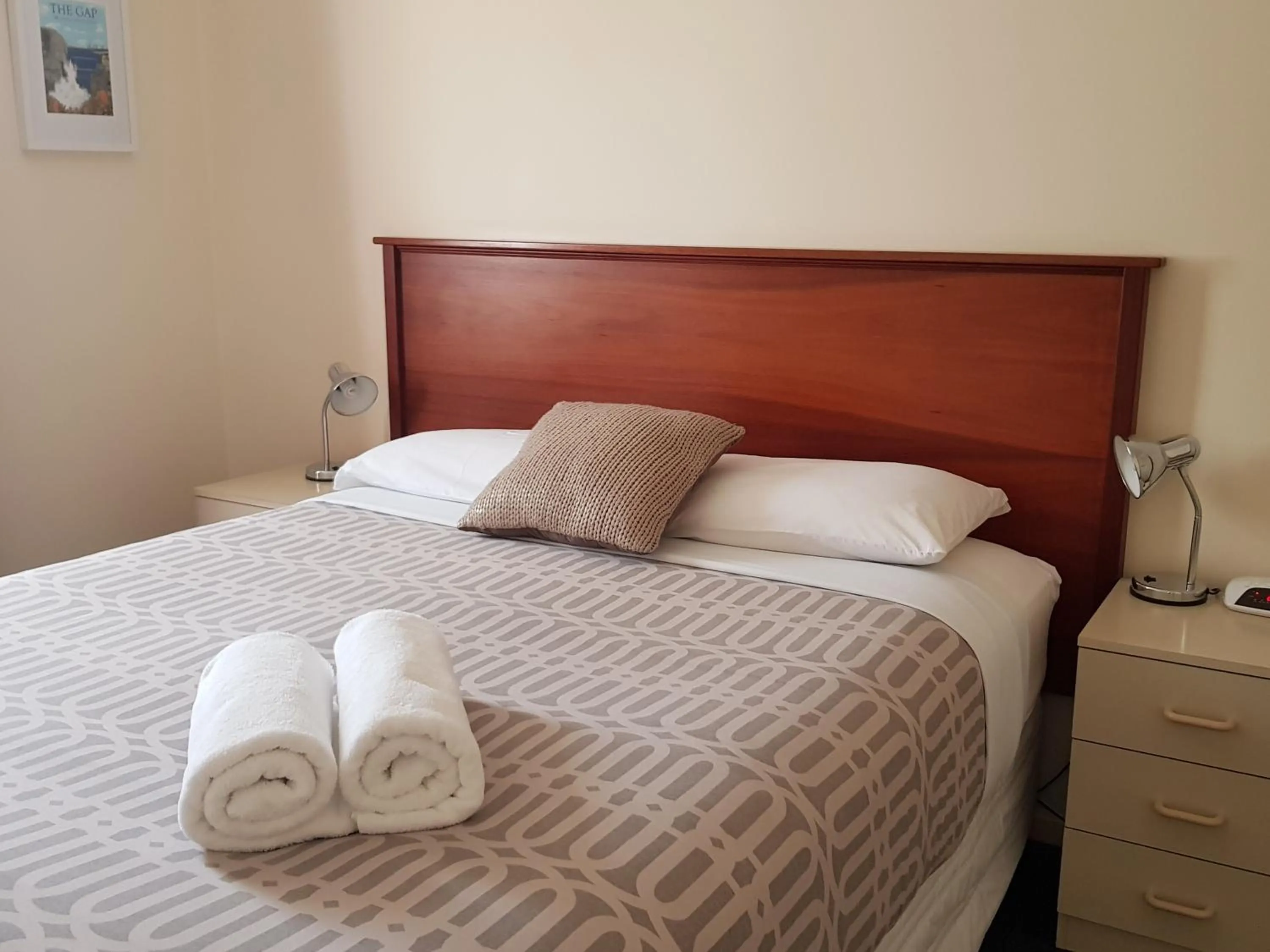 Bed in Park Avenue Holiday Units