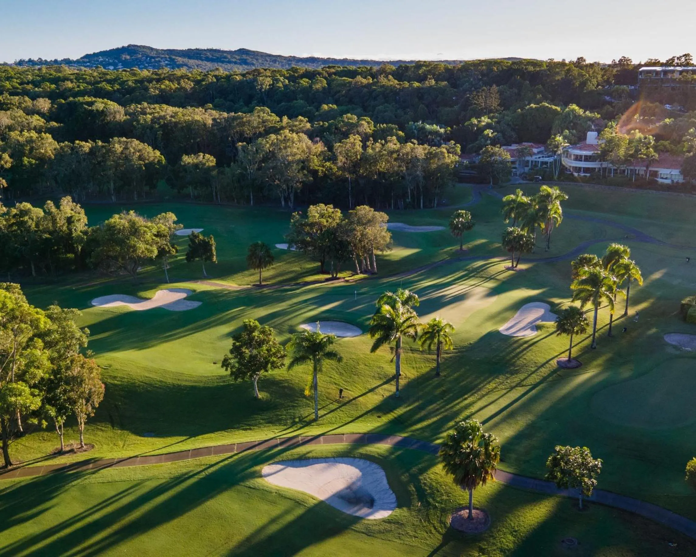 Bird's eye view in Noosa Springs Golf & Spa Resort