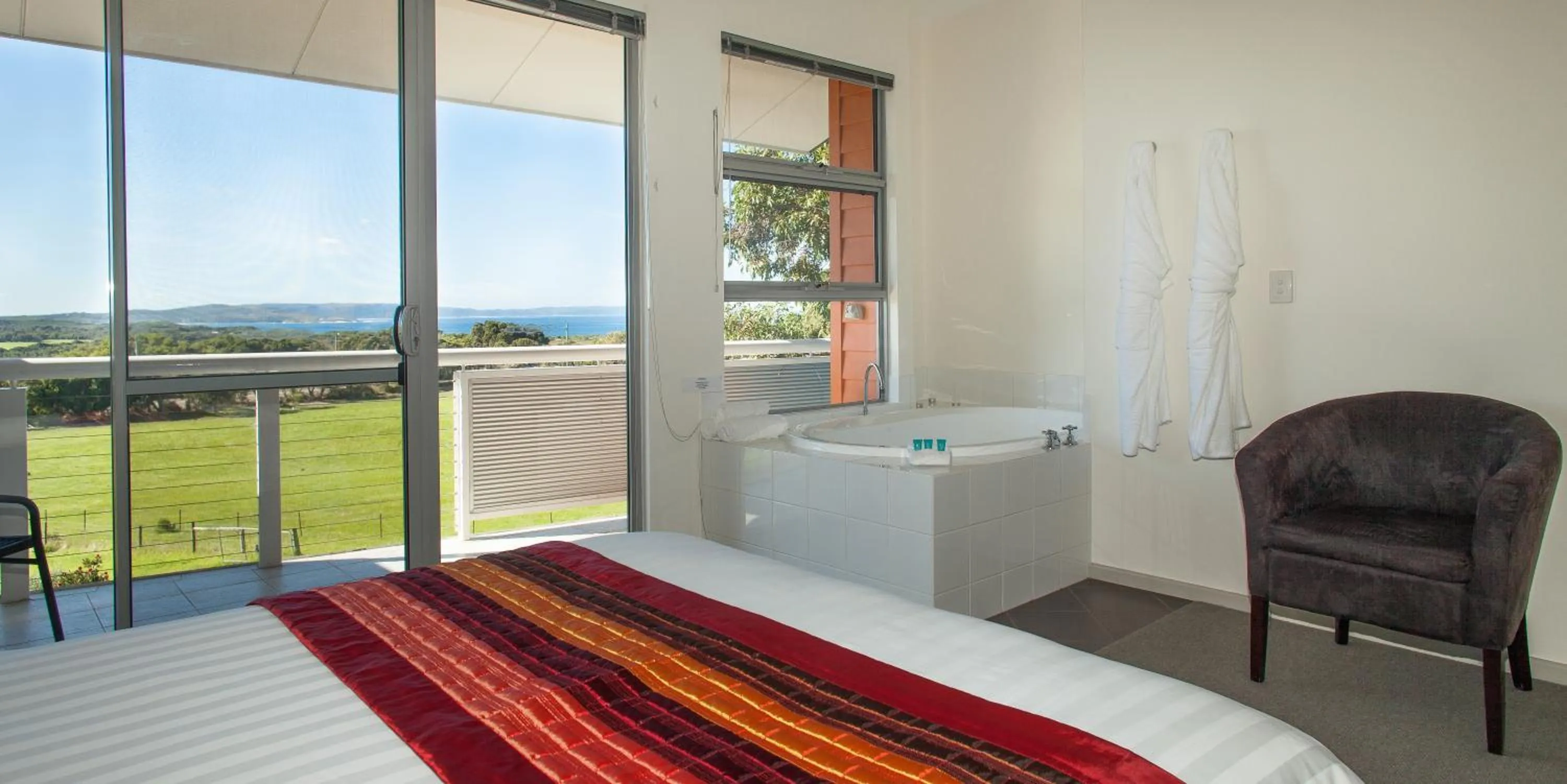 Decorative detail, Bed in Cosy Corner Sea View Apartments