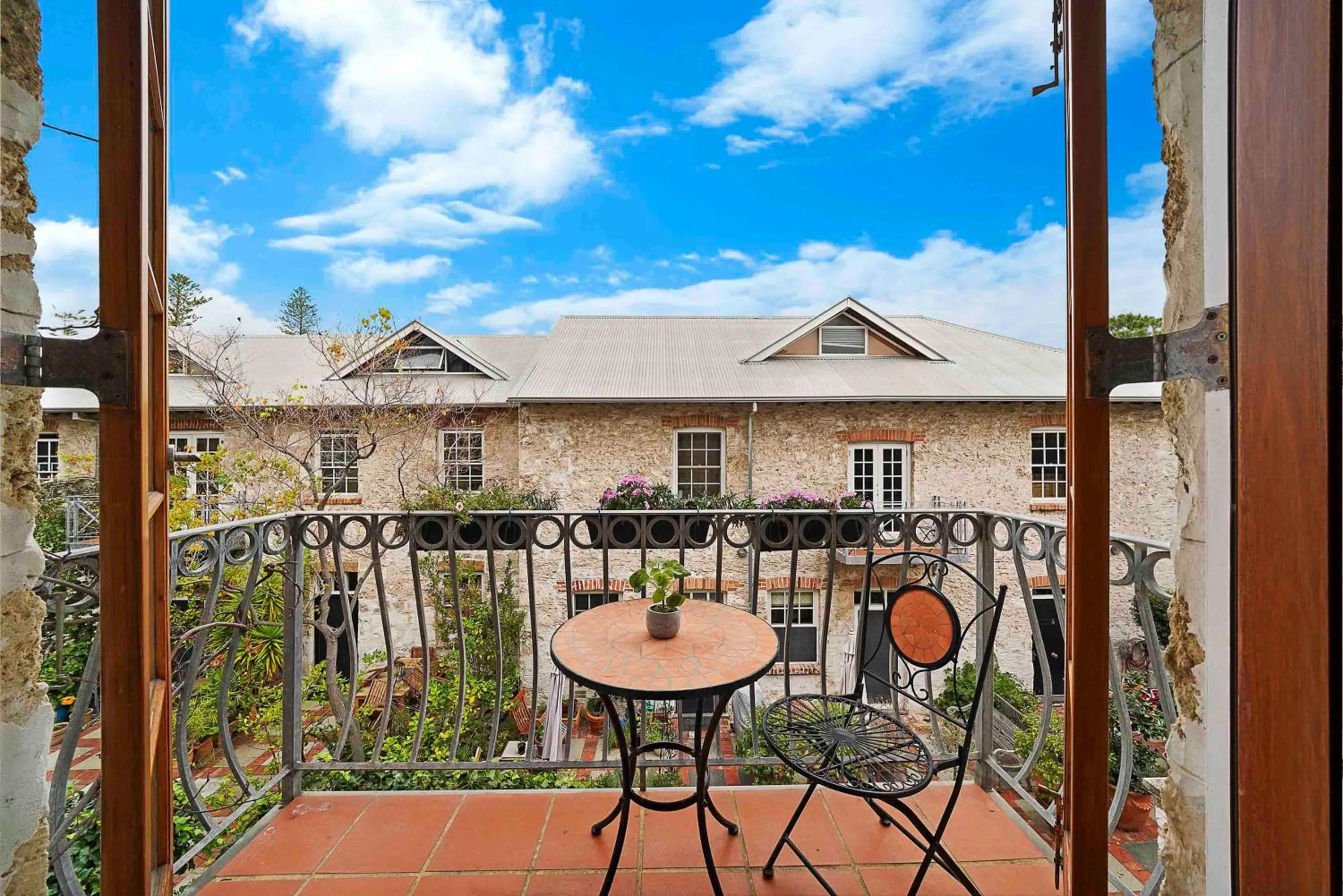 Balcony/Terrace in Fremantle Port Mill Bed & Breakfast - Unique Accommodation