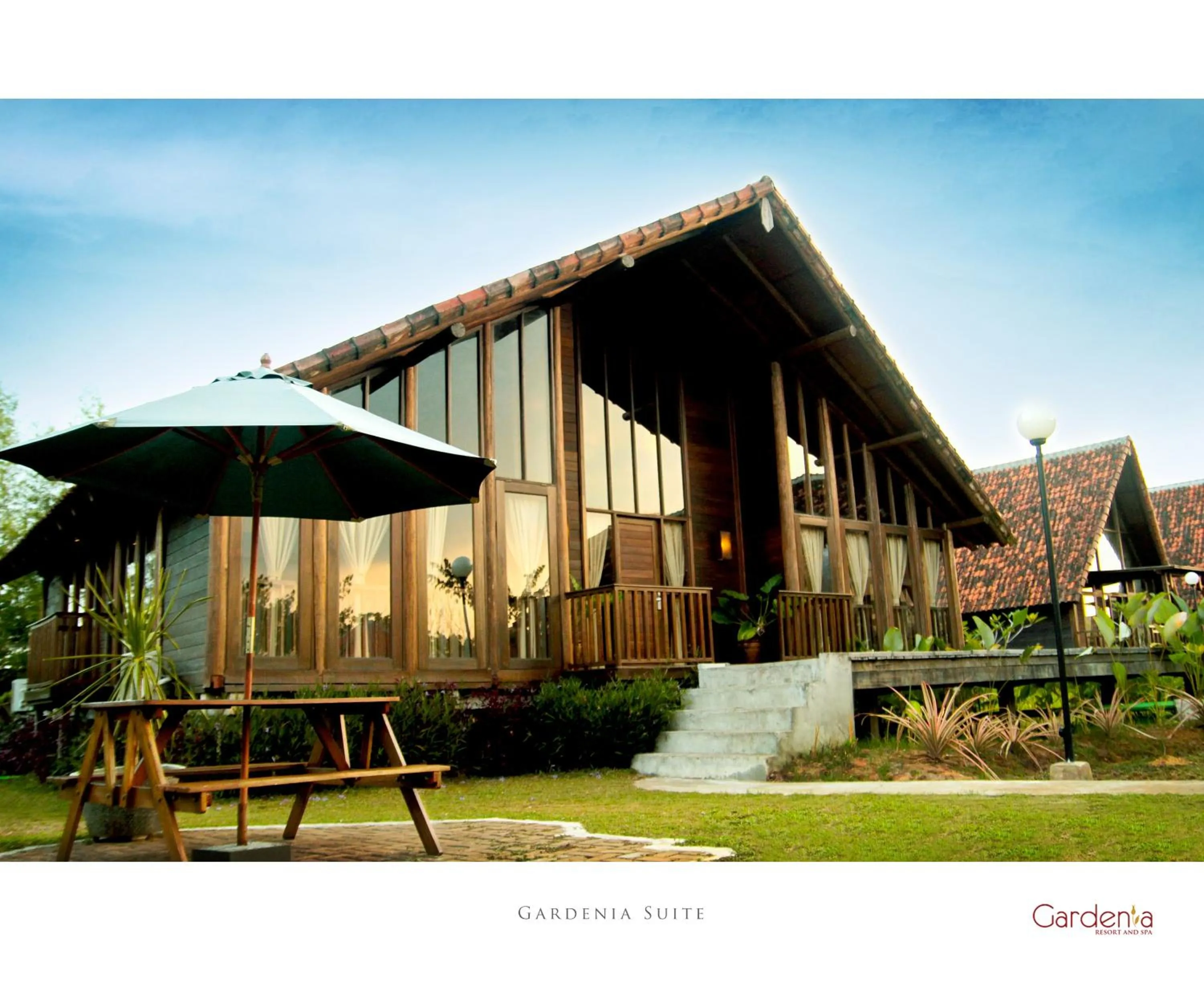 Facade/entrance in Gardenia Resort and Spa