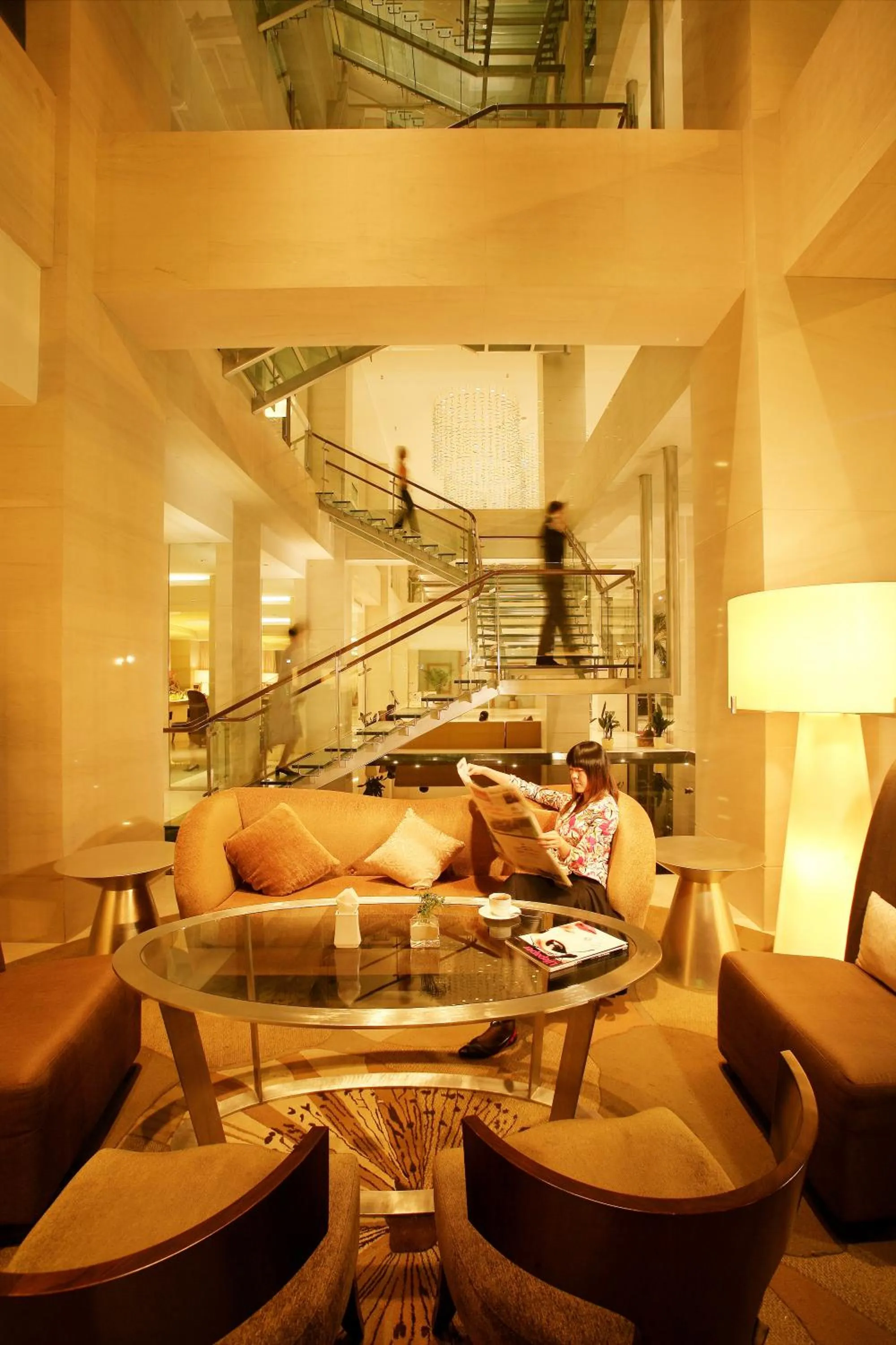 Lobby or reception in Jinling Plaza Changzhou