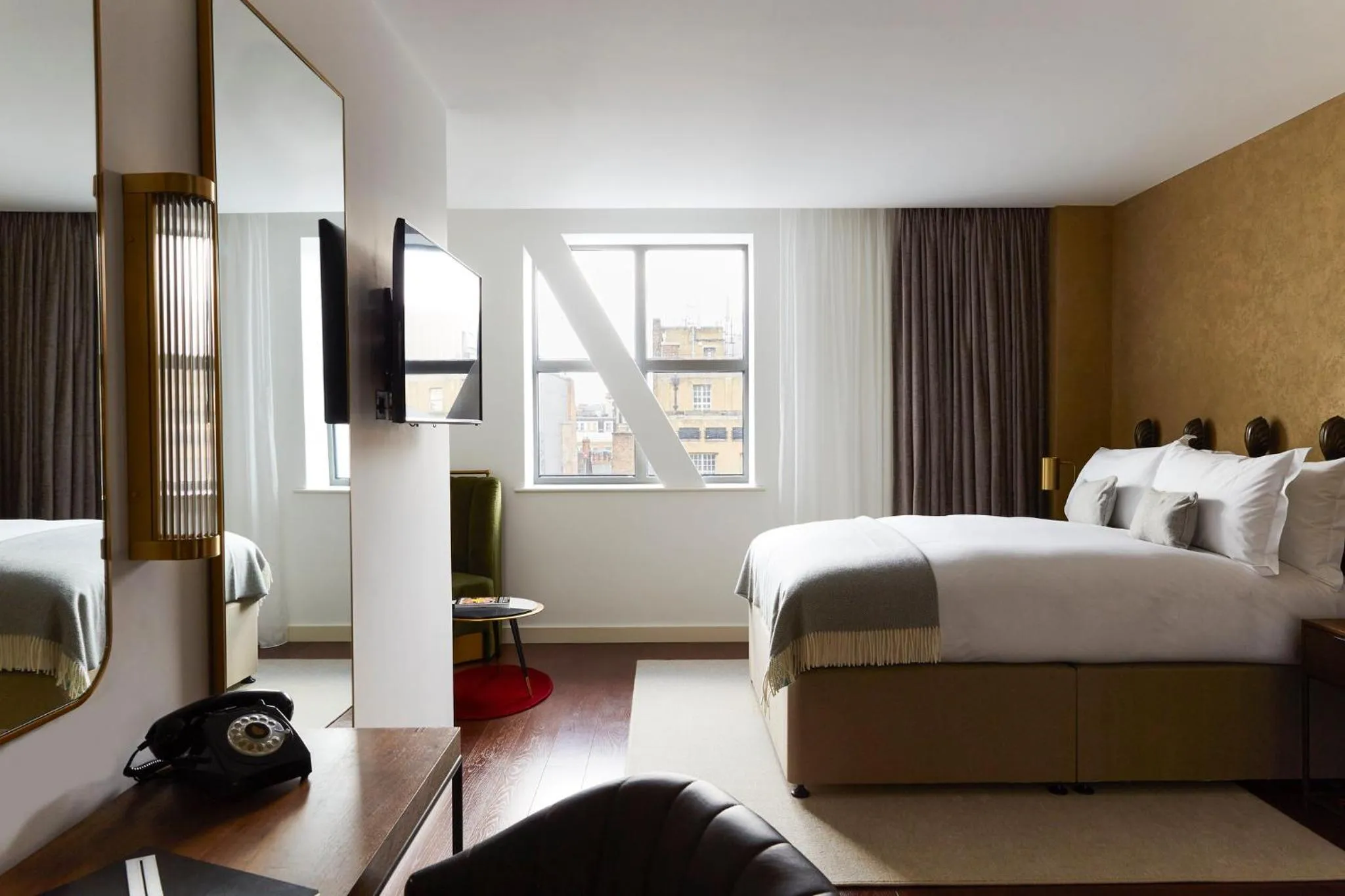 Photo of the whole room, Bed in Hotel Indigo London - 1 Leicester Square by IHG