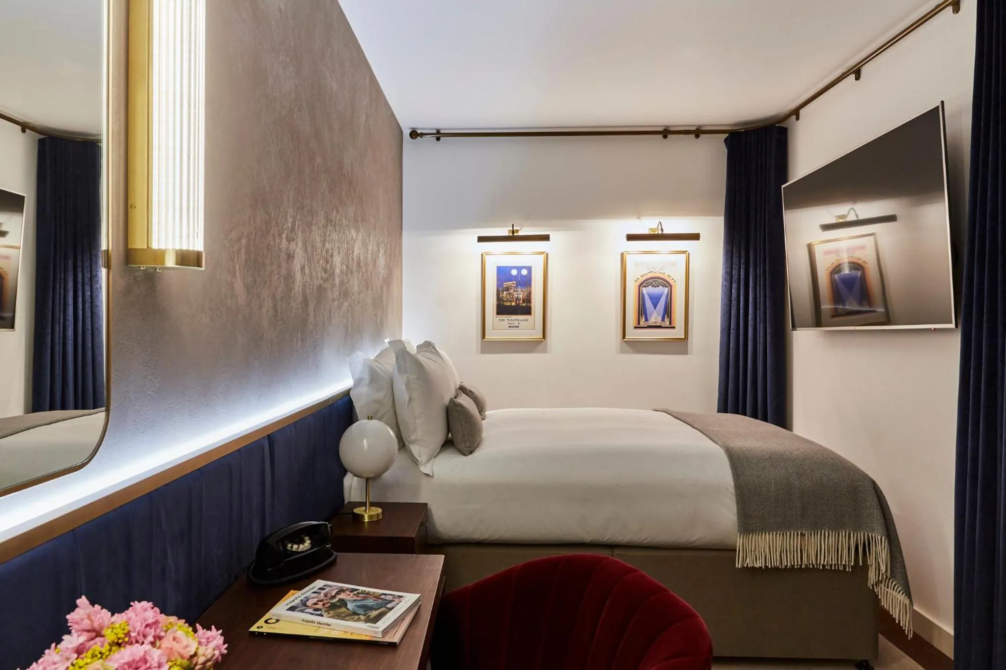 Photo of the whole room, Bed in Hotel Indigo London - 1 Leicester Square by IHG