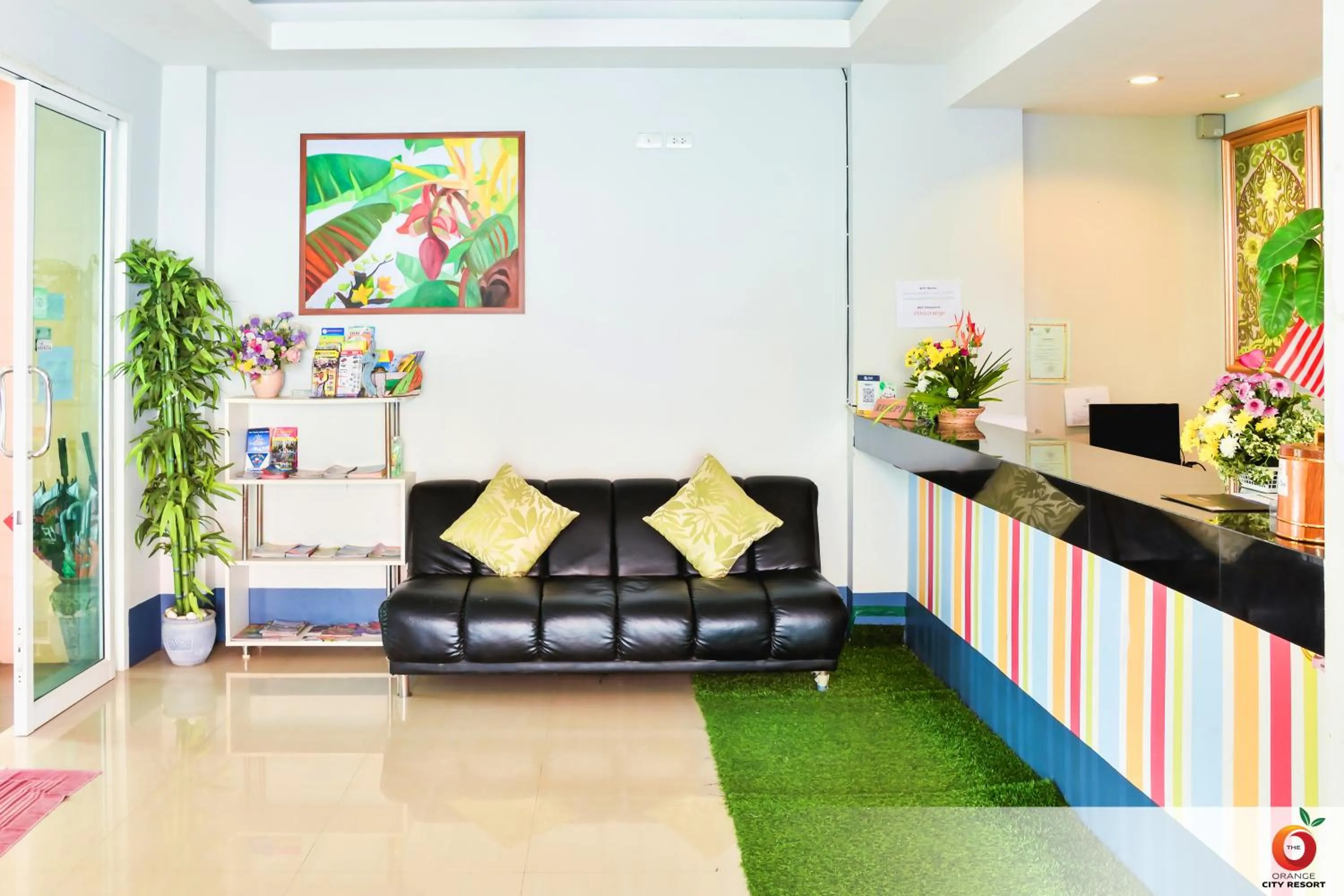 Lobby or reception in The Orange City Resort