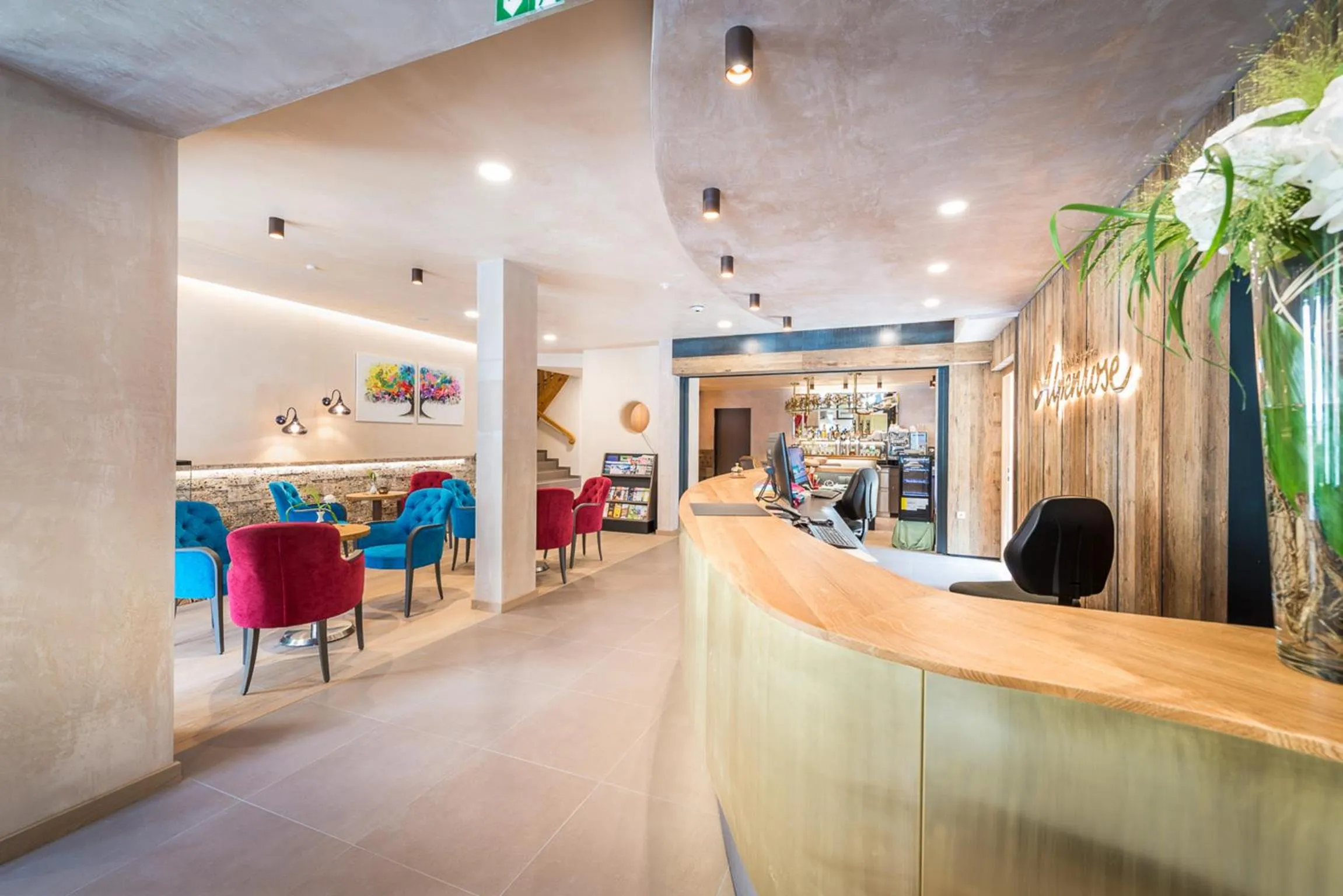 Lounge or bar in Hotel Alpenrose