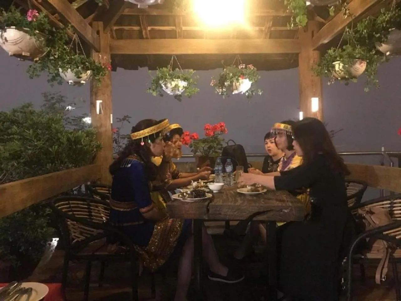 Balcony/Terrace in Chau Long Sapa 2 Hotel