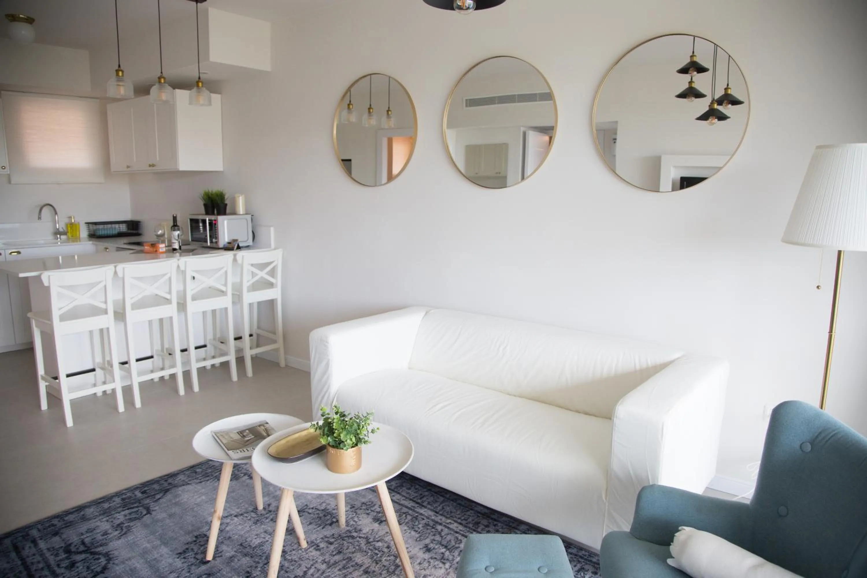 Living room in Suite Caesar - Neot Golf