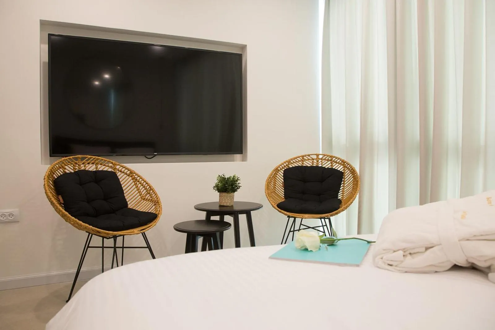 TV and multimedia, Bed in Suite Caesar - Neot Golf