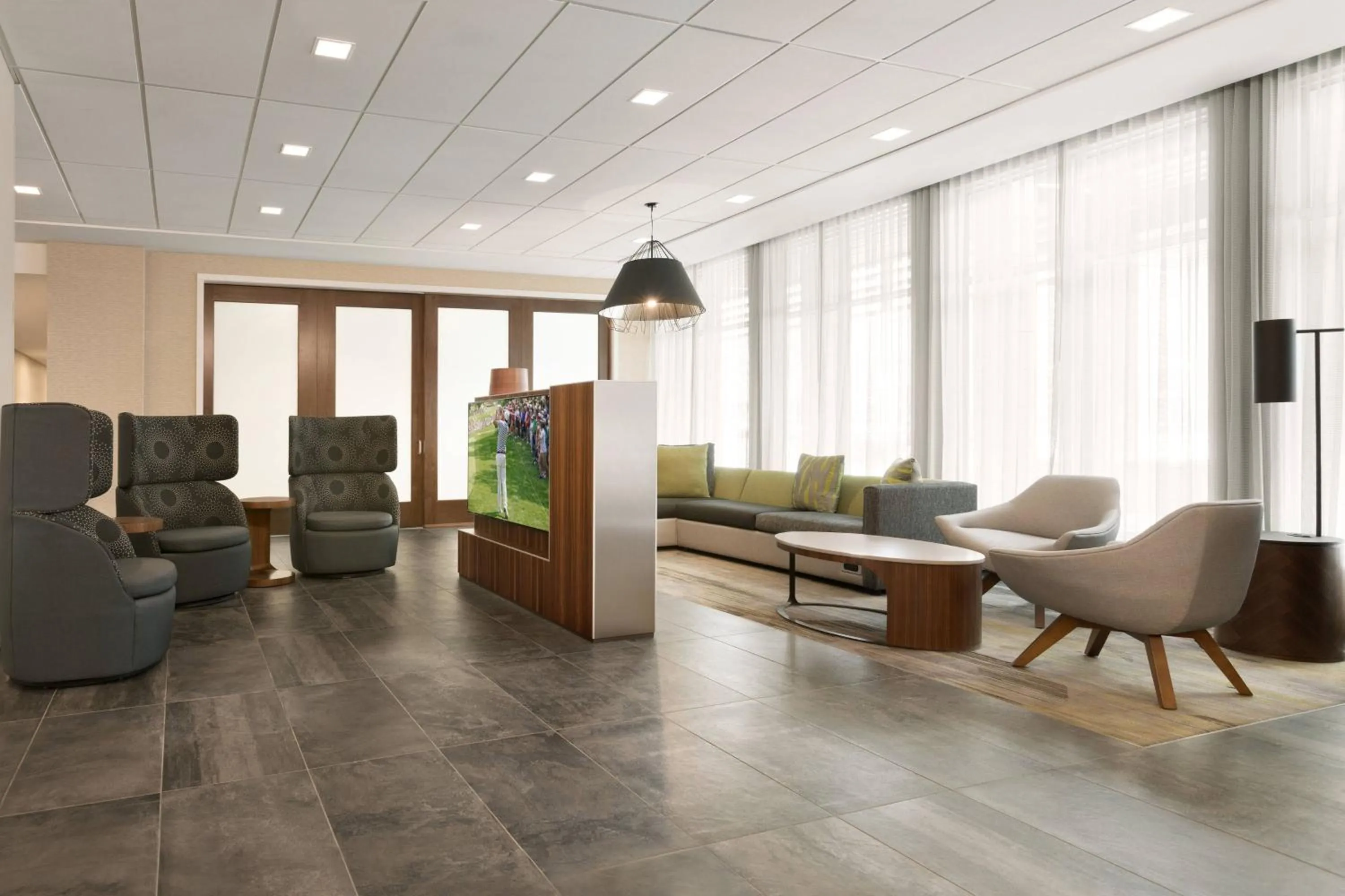 Lobby or reception in Courtyard by Marriott St Paul Woodbury