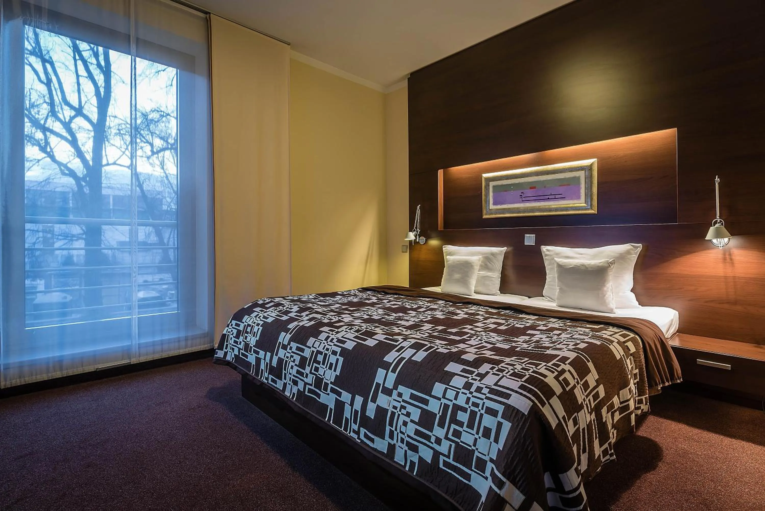 Bed in Hotel Villa Bianca