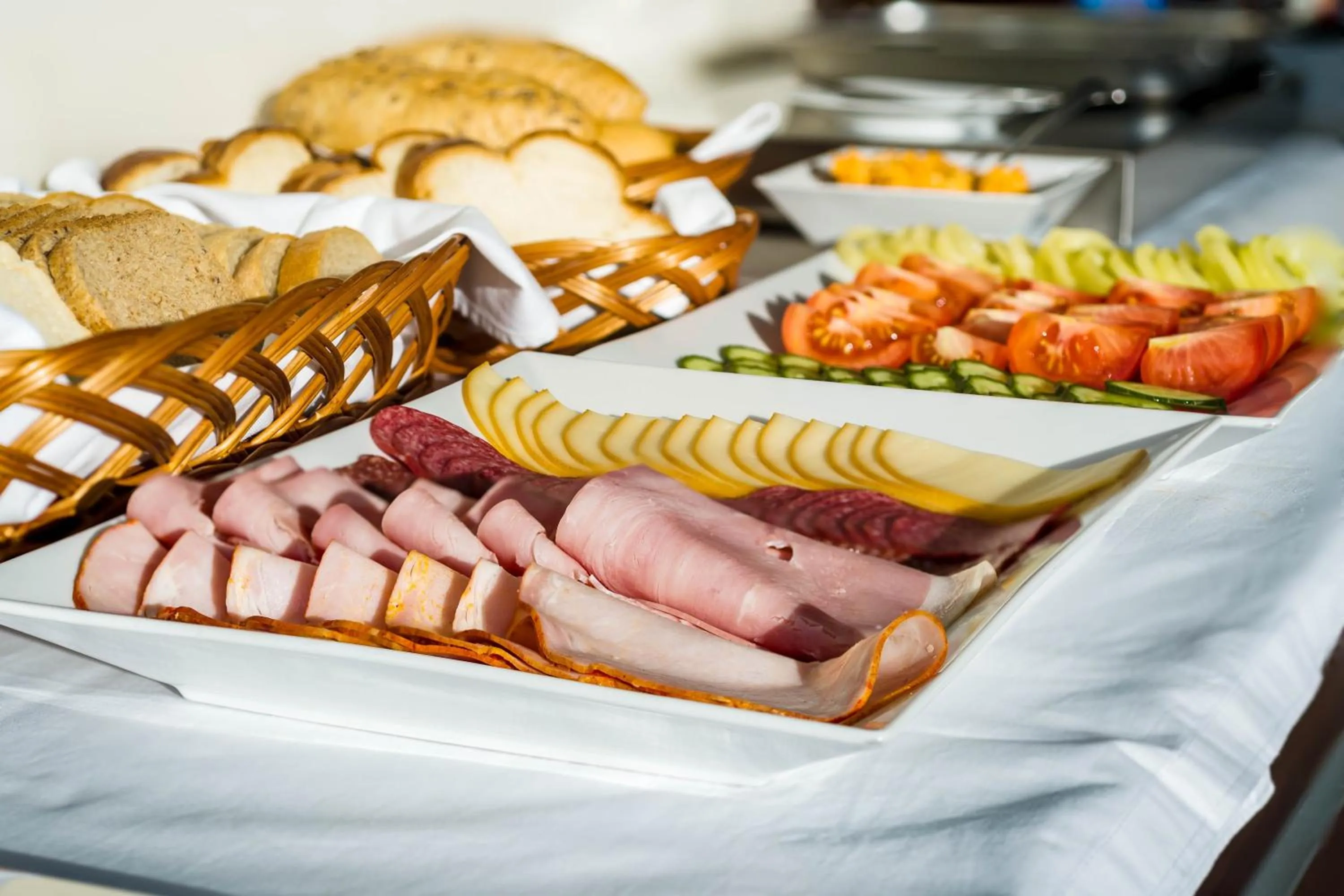 Buffet breakfast in Hotel Villa Bianca