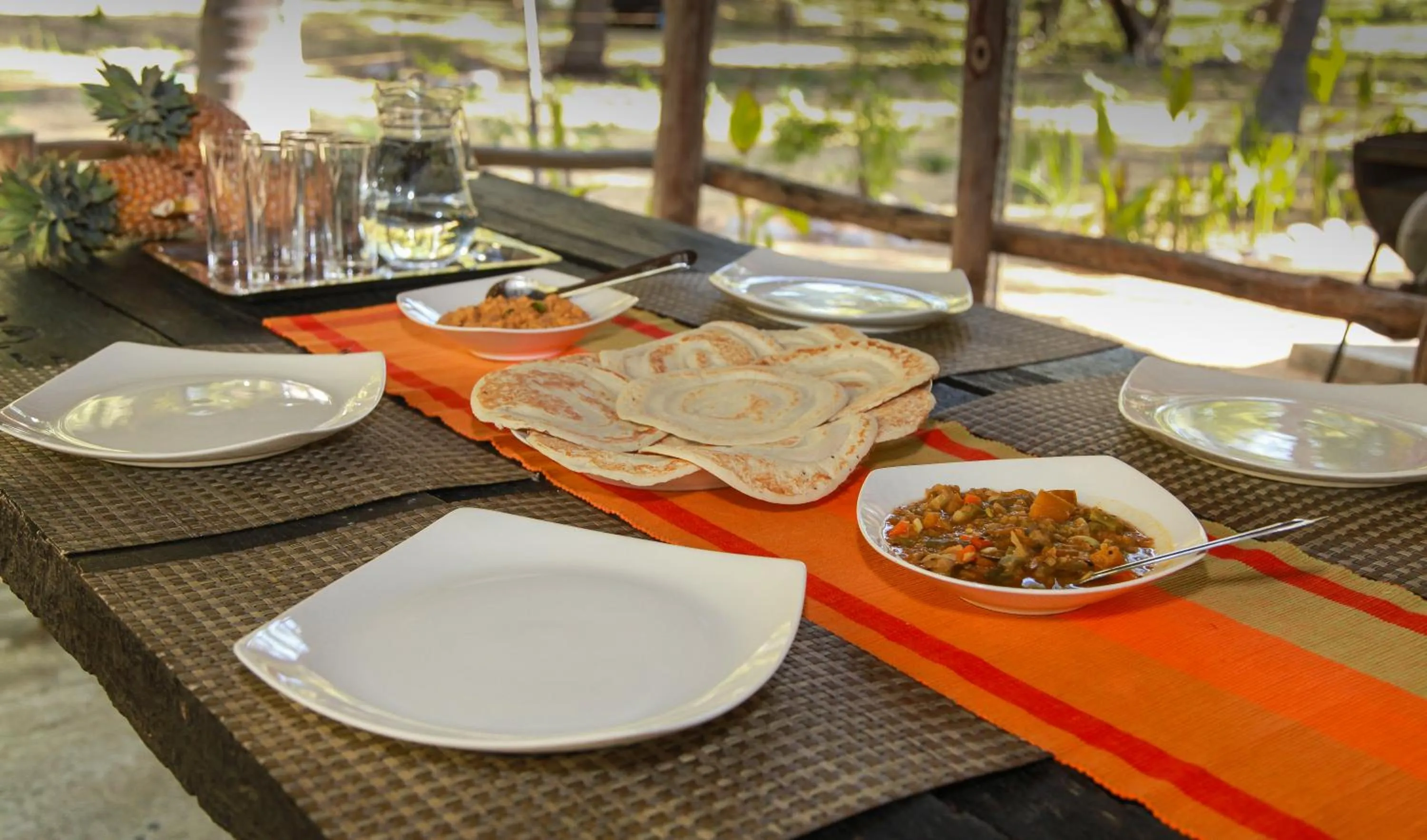 Food close-up in Majestic Beach Retreat
