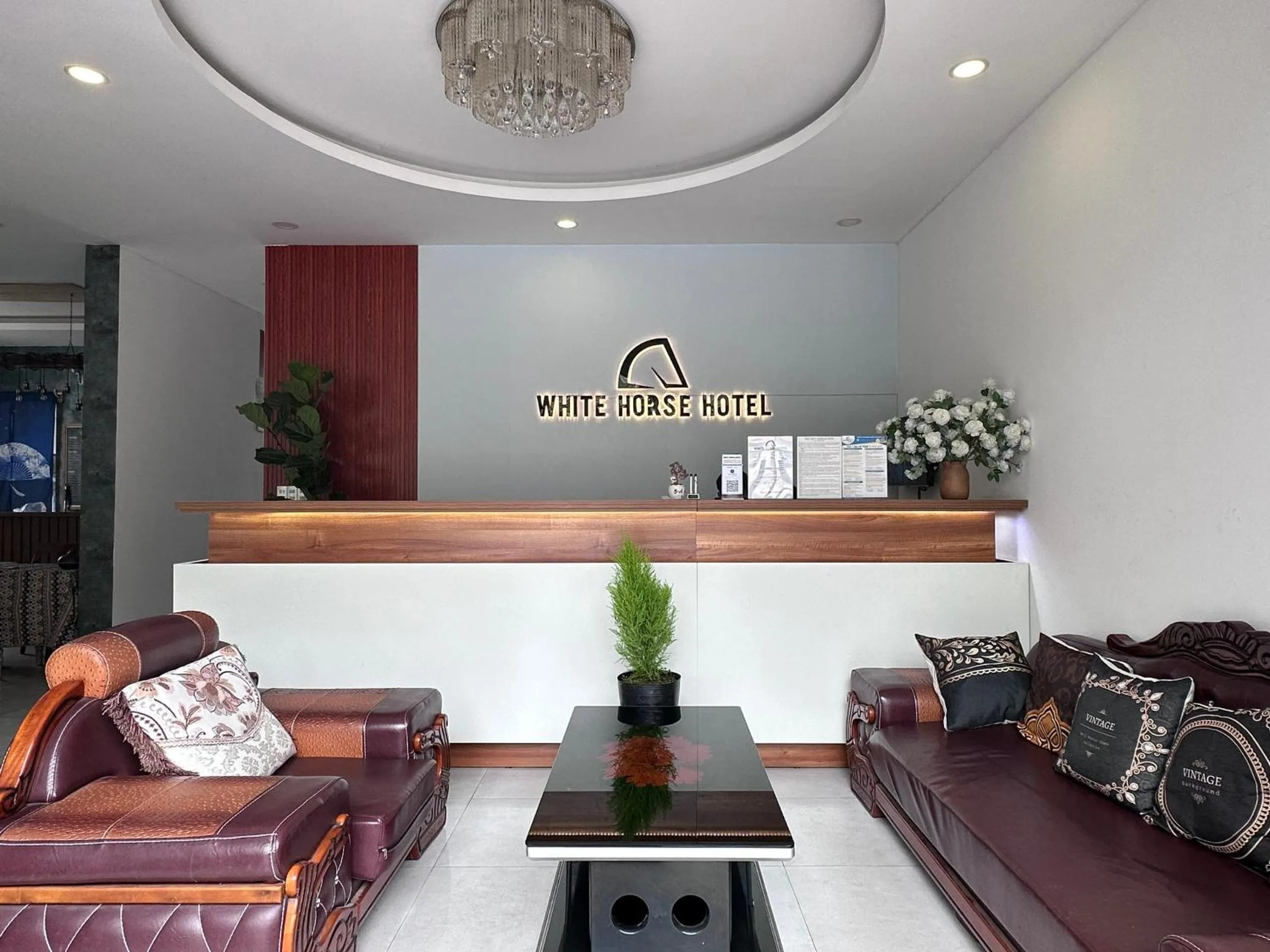 Property building in White Horse Dalat Hotel