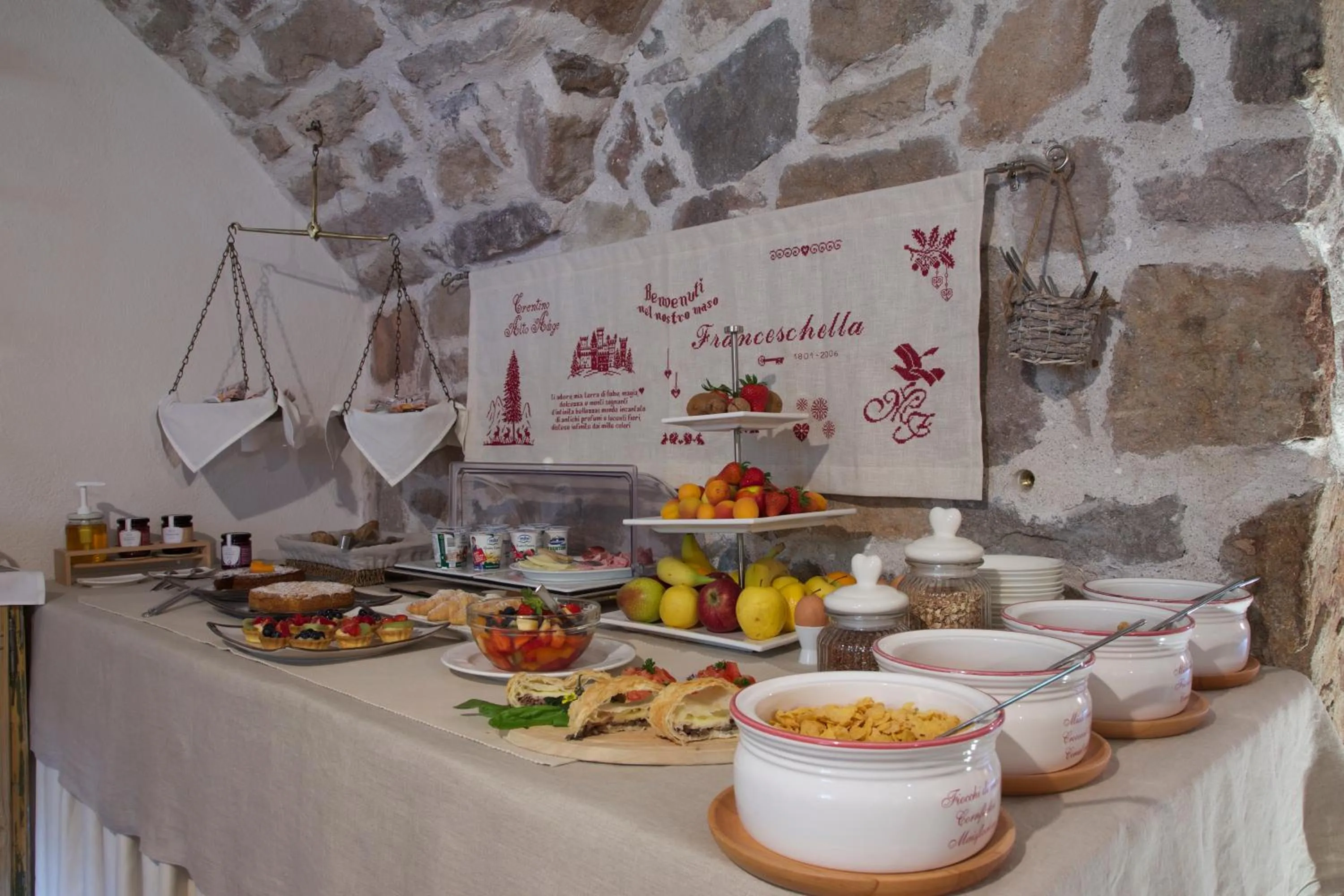 Buffet breakfast in Maso Franceschella